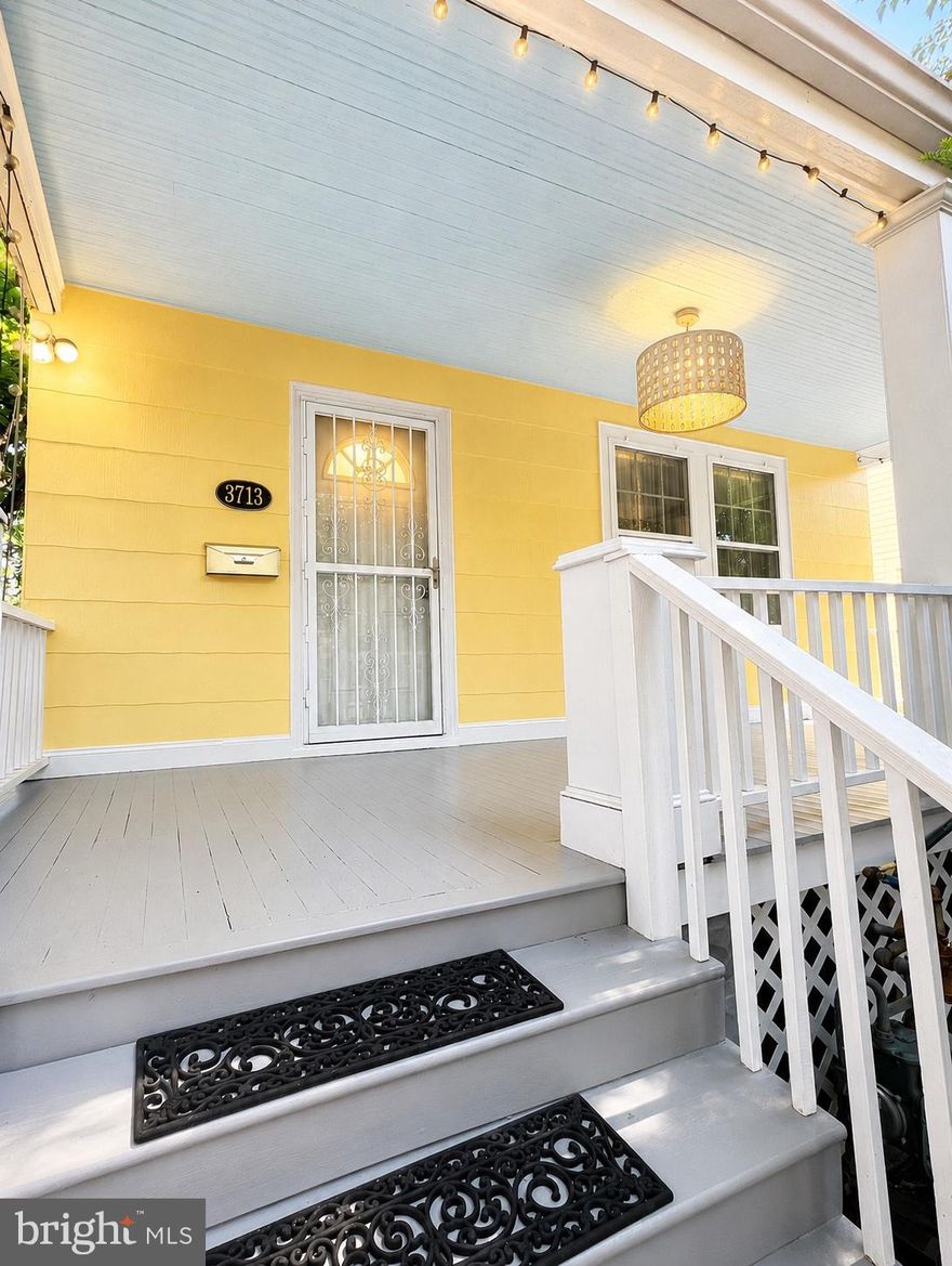 This one-of-a-kind bespoke cottage has been lovingly restored and thoughtfully elevated. Original heart of pine floors run throughout, their warm character preserved and polished beneath crown molding that graces every room. Light pours in from every angle through an abundance of windows, lending the home a peaceful, airy, green-drenched quality that changes beautifully with the seasons.

The heart of the home centers on a stunning new gas fireplace with custom mosaic façade — an architectural focal point that keeps the entire house toasty and warm. The updated kitchen features quartz countertops and sink, while both bathrooms have been refreshed to complement the home's timeless aesthetic. A freshly painted exterior and welcoming front porch invite you to settle in and stay a while.

Step outside to a private, park-like garden retreat — a secluded sanctuary anchored by a charming vintage smoker in the corner. The lush, green backdrop feels worlds away from the city, yet you're minutes from everything. A one-car garage and driveway complete the offering.

Tucked on a quiet street in vibrant Brentwood, this cottage sits at the crossroads of some of the DC metro's most exciting neighborhoods — steps from the Gateway Arts District, DC Brau, and Pennyroyal Station. Just across the street, the 3800 building offers community space, dining, and a welcoming spot to unwind. Easy access to Brookland, Mt. Rainier, Hyattsville, Riverdale (Whole Foods, Denizens, Burtons), and College Park. Commuters will appreciate the proximity to Rhode Island Ave Metro (Red Line) and West Hyattsville Metro (Green Line), plus quick access to Rhode Island Ave, Eastern Ave, and Route 50. The National Arboretum, parks, and bike trails are just beyond your doorstep. This is the cottage you've been looking for — restored with care, surrounded by nature, and steps from everything that makes this corner of the metro so sought-after.