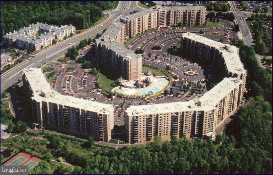 NEWLY REMODELED BATHs completed 5-20-17!  13x9 balcony--backs to TREES/SW SUN!  MODEL G, 2BD/2 FULL BATHS, 1327 sqft. w/FULL Dining Room ***GARAGE SP#123 & Storage  Fresh paint walls & ceilings. NEW Carpet, NEW Hardwood entry foyer & hallway. NEW lites/ blinds.  Free Rush Hr weekday mornings bus to METRO**NEW GE FRIG & GLASS COOKTOP. ** NEW on 3/15/17 Heat /cool System.  34 gated acres in TYSONS!