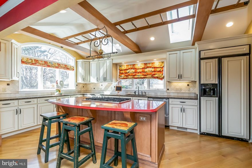 Beautiful home in Glen Arm on 1.5 acres. 3 bedrooms 2 full and 2 half baths. Stunning kitchen addition opens to family room with gas fireplace. Large living with hardwood floors and wood burning fireplace.  Sunroom overlooks fully fenced back yard. Renovated master and hall bath. Fully finished basement with built-in bar. Available for immediate occupancy. This home will also be listed for sale. Landlord requires 1st and last month's rent and security deposit prior to move in.