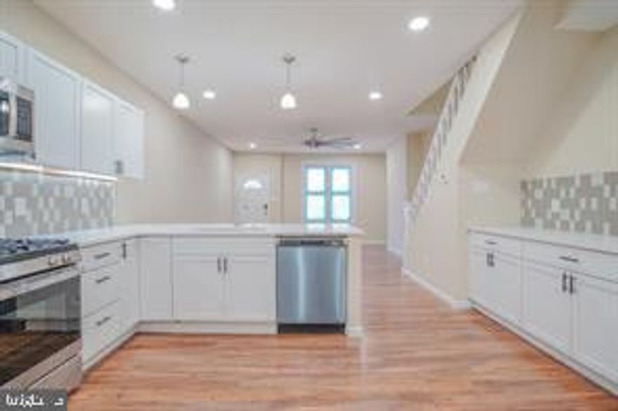 Welcome to 5711 Leonard Street, where comfort meets style in this charming 3-bedroom, 1-bathroom home. Step inside and experience a haven of warmth with new carpeting that extends throughout the entire 2nd floor of the residence, creating a cozy and inviting atmosphere. This home has been meticulously updated, boasting a fresh coat of paint that enhances the bright and airy ambiance. The living spaces are thoughtfully designed to provide both functionality and aesthetic appeal, making it the perfect canvas for your personal touch. The heart of this home lies in its brand-new gourmet kitchen. Prepare to be impressed by the modern elegance it exudes, featuring a striking tile backsplash that adds a touch of sophistication. The kitchen is equipped with top-of-the-line appliances, including stainless steel finishes that complement the contemporary design. The crowning jewel is the quartz countertop, providing a sleek and durable surface for all your culinary endeavors. Whether you're hosting family gatherings or enjoying quiet evenings, the layout of this home offers the ideal balance of open spaces and private retreats. The three bedrooms provide ample room for relaxation, each offering a comfortable and tranquil environment. Situated at 5711 Leonard Street, this residence not only promises a stylish and updated interior but also enjoys a location that offers convenience and accessibility. Welcome home to a perfect blend of modern amenities and timeless comfort, where every detail has been carefully curated to create a home that is both welcoming and functional.