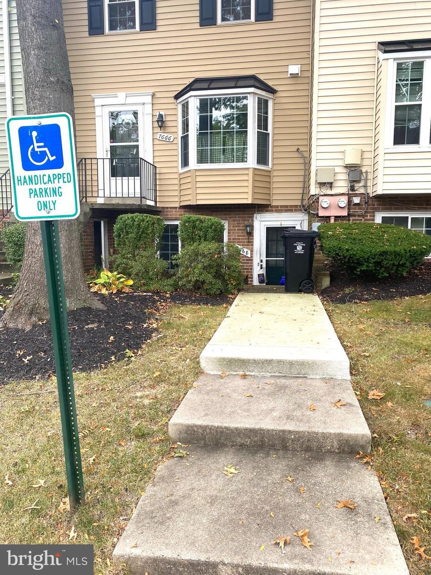 BACK ON THE MARKET! SHORT SALE IN PROCESS. Price reflects Appraised Value.   ESTATE SALE- 'AS IS" Condition. Spacious 2 Bedroom, 1 Bathroom, Lower-Level Condominium. One level living with open floor plan. Fenced Rear Yard, Great Location- Just minutes to I-95, RT-1, ICC, MARC Train and many Restaurants.  Perfect for Commuters.