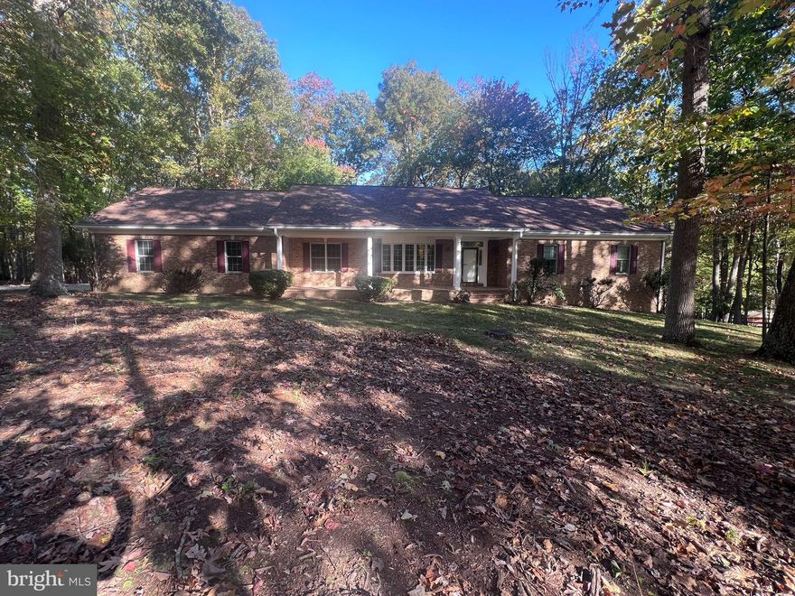 Sought out in the coveted Bretton Woods brings a rarely available custom-built rancher that boasts over 4800 sq ft that is situated on a very secluded 2-acre lot. This home features a 3-car side entry with a huge parking pad for plenty of guest. This home flows very nicely with four bedrooms and 2 full baths on the main level with a huge family room with a gas fireplace for those chilly evenings. The owners built a custom 3 season sunroom with cathedral ceilings that are lined with cedar planks that give off a pleasant aroma. The back yards is very private and offers nature watching at its best. Lower level is massive and is open for your custom design. There is a lower-level bathroom which is roughed in to give 3 total full baths. Professional photos coming soon. Family room and master bedroom in the process of having new flooring installed