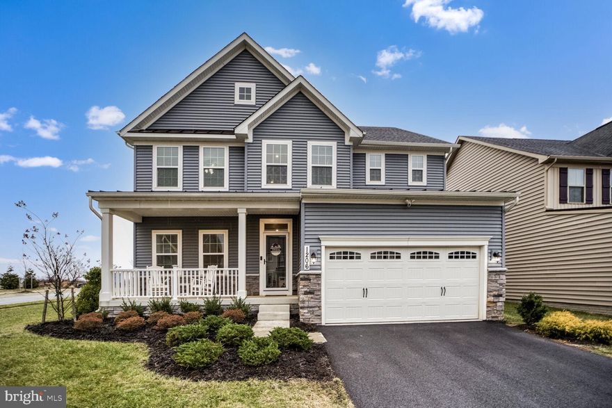 No need to wait months for a to-be-built home, move in now! This nearly new home has all the post construction extras that are NOT included from the builders - built-in fireplace, built-in bookcases, Architectural decorative wall finishes,  a large carefree deck, a stone patio with built in lighted seating wall and  wood burning fire-pit, custom window coverings, and maintenance free covered porch railings. These upgrades are the frosting on this lovingly maintained four year young  Lehigh model, single family home on a premium corner lot with many wonderful features like an upper level loft, fully finished basement with full bath, upgraded kitchen cabinetry, walk-in dual head spa shower in the owners suite, a first floor bedroom option, with a main level open floor plan in sought after Brunswick Crossing. Live your best life  here with the MARC train nearby for easy commuting into DC and points south. The Potomac River and the C & O canal are just minutes away for water fun. The charming historic towns of Brunswick, Harpers Ferry and old town Frederick are just a short ride away. Shopping, restaurants and entertainment are in walking distance. All of this is in addition to all the community amenities like the pool, tot lots, fitness center, trails, dog park and community garden. It's all here. Call today for your private tour and be sure to see our 3D virtual tour too.