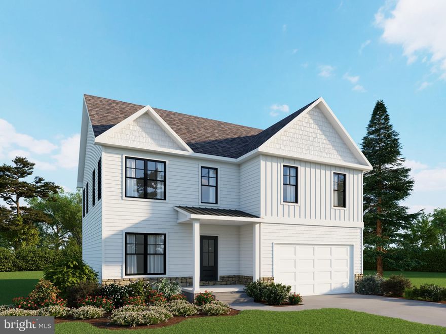 Ameri-Star Homes is pleased to offer this incredible opportunity for a to-be-built, craftsman-style home situated on a beautiful 1/3 acre +/- homesite in an established area of Hanover, MD. *BUILDER IS PAYING $10,000 TOWARDS CLOSING COSTS! Chance to lock in your interest rate for up to a year! Our "Sussex J Model features 4 bedrooms, 2 1/2 bathrooms with a 2-car garage. The Sussex J model is appointed with an abundance of features that you deserve, 9-foot ceilings, 2-foot rear extension, 4-foot extension in primary bedroom, engineered hardwood floors on the entire main level, oak stairs to the upper level, granite counters, upgraded cabinets, ceramic-clad baths, stainless appliances, stone accents on the exterior and so much more. There is plenty of room for expansion including adding an optional finished rec room, basement bedroom, or full bathroom in the basement at an additional cost.  This home features an upgraded exterior with Elevation "J", featuring vertical and horizontal siding, accenting stone, portico porch, vinyl shakes in the gables and 30-year architectural roof shingles, fully sodded yards with a generous landscaping package. A home that you certainly will be proud to drive up to. Located minutes to Ft. Meade, NSA, DISA and US Cyber Command and an easy commute to Baltimore, Washington DC, and historic Annapolis. Marc train service is available just a short distance. This is a rare opportunity for new construction in Hanover, MD. The images illustrated in this listing may be representative of the builder’s work in likeness and quality and may show optional features available. The Included Side Load Garage Is Not Shown In The Pictures. This is a wonderful opportunity with only five lots at this location. Other plans are available. Prices, terms, conditions, and availability are subject to change without notice. *Incentives are available with use of builders approved lender and title company only.