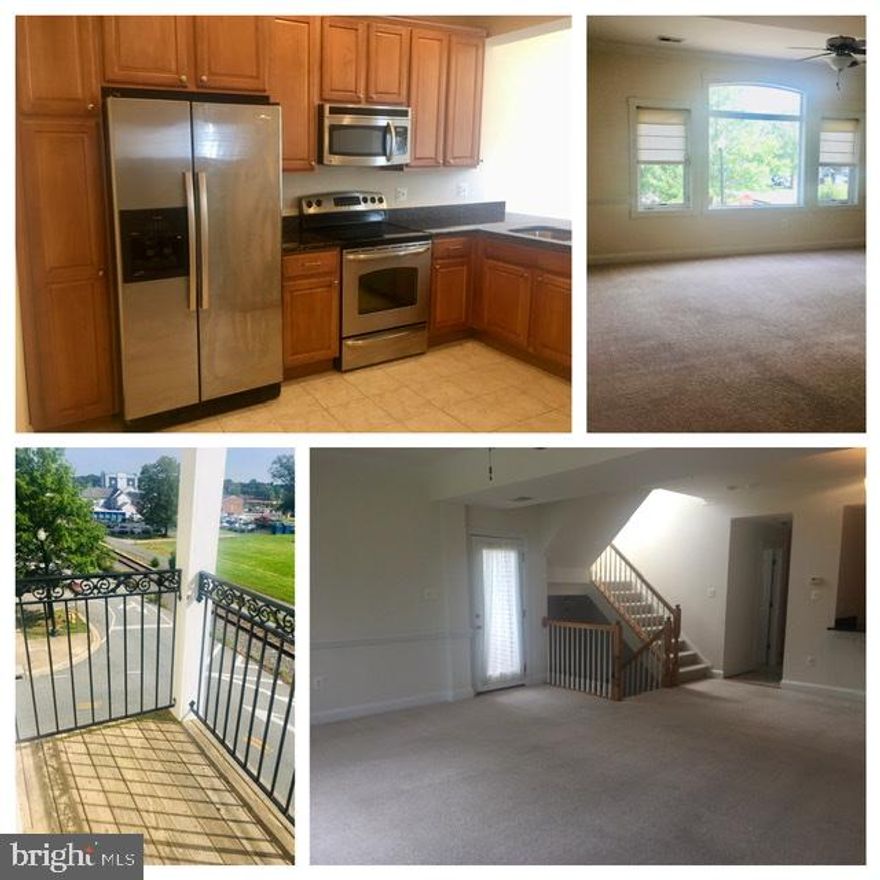 Luxury Living in the heart of La Plata, walk to town amenities, 2.5 level villa, 2 balcony’s, large family room w/ windows for natural lighting, Beautiful maple cabinetry, stainless appliances in kitchen opening to breakfast bar & family room, includes washer and dryer, microwave, stove , dishwasher   and refrigerator. No smokers. Must have good credit & referances