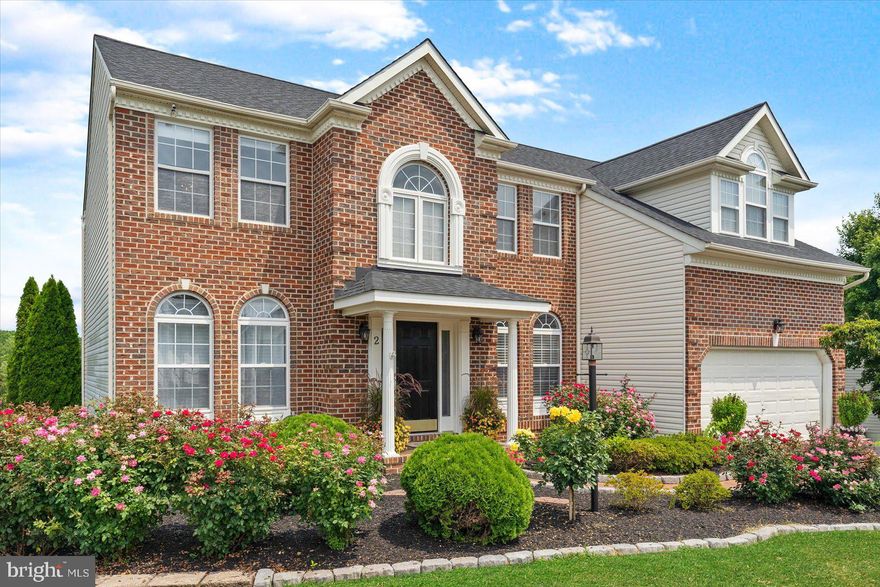 Welcome Home! Beautifully Renovated 4000+ Sq. Ft Colonial Home Located In The  Quiet Neighborhood Of Perry Hall Farms. Upon Entering The Home, You'll Immediately Notice The 9ft + Coffered Ceilings, Crown Molding, Chair Molding , Gleaming Hardwood Floors & Natural Lighting Throughout The Home. The Main Level Offers A Formal Dining Room, Formal Sitting Room, Office, A Spacious Living Room With A Floor To Ceiling Stone Mantel Fireplace! Continuing Throughout The Main Level Is The  Kitchen Which Offers Stainless Steel Appliances, Custom Tile Backsplash , Granite Countertops, & Large Breakfast Bar. Off Of The Kitchen Is The Sun Room/ Dining Room Complete With A Wet Bar, And Access To The Back Trex Deck Perfect For Entertaining Guest! The Upper Level Includes 4 Additional Spacious Bedrooms Including A Primary Bedroom En Suite,  Three Walk- In Closets, Dual Vanity Sinks, And A Custom Shower Enclosure With A Rainfall Shower Head.  The Lower Level Of This Home Is A Entertainers Paradise Complete With A Game Room, & An Additional Unfinished Side Awaiting Your Personal Touch! Walk-Out To The Back, And Enjoy A Swim In The Gorgeous Salt Water Pool, Or Get Some Shade In The Lower Level Patio Area, Complete With Ceiling Fans! Bonus Features Include 2 Car Garage, Custom Finishes, and Water Slide!