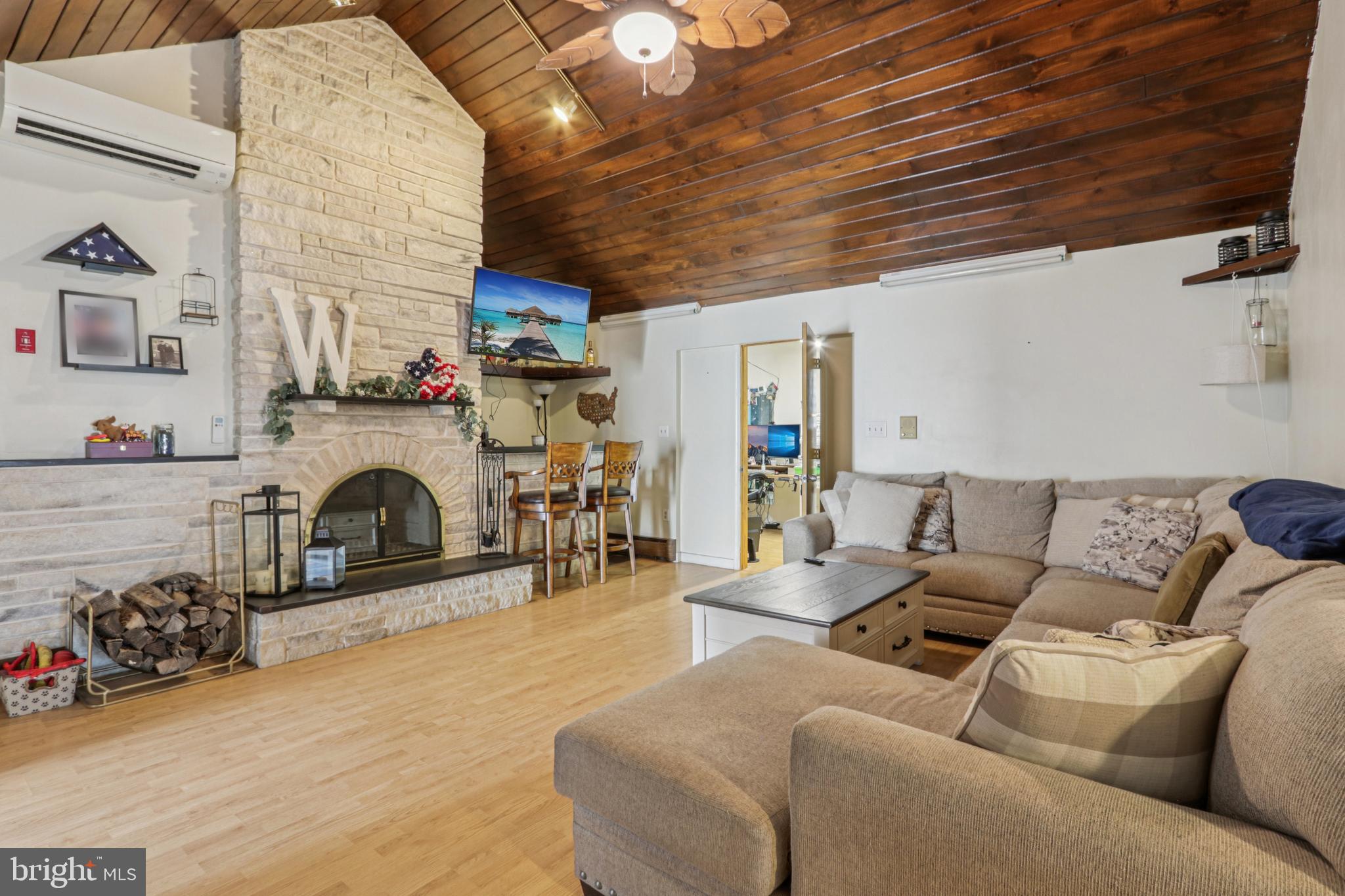 Step into this transformed Jubilee home, thoughtfully expanded to offer exceptional space and versatility. The stunning addition features an enormous family room with soaring cathedral ceilings, a spacious laundry room, and a third full bathroom—perfectly blending comfort and functionality.
Upstairs, you'll find an ideal layout for an in-law suite or a blended family arrangement. This level boasts two generously sized bedrooms with walk-in closets, a second family room, and a large craft room complete with running water—perfect for creative pursuits or future kitchenette conversion.
The home has had tons of upgrades in the last 7 years. The deck was installed, New Heater, Central air, Kitchen was done, and the roof was replaced!
Located in the award-winning Pennsbury School District and offering convenient access to NYC, NJ, and Philadelphia via train or car, this home combines suburban charm with commuter convenience. A rare opportunity to own a truly flexible and expansive home in a prime location! VA Loans welcome!
