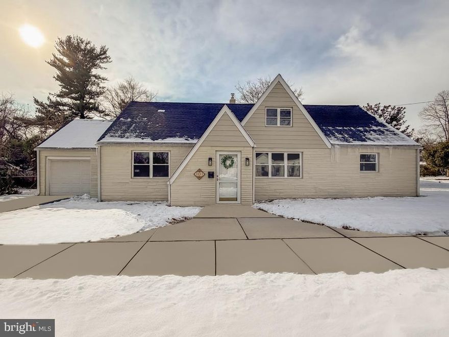 Welcome to 101 Walnut Lane — a completely remodeled 3-bedroom, 1.5-bath home located in the highly sought-after Pennsbury School District. This stunning property has been renovated top to bottom and is truly move-in ready.
Enjoy peace of mind with all-new major systems, including brand-new HVAC and windows throughout. The beautifully redesigned kitchen features stainless steel appliances, quartz countertops, and elegant gold hardware, seamlessly blending modern style with everyday functionality. Both bathrooms have been thoughtfully updated with matching high-end finishes for a cohesive, polished look.
The home offers a full garage with interior stairs leading to a massive unfinished attic space, providing endless potential for storage or future expansion. Situated on a large corner lot, the property offers ample outdoor space and curb appeal.
With its one-floor living, modern upgrades, and prime location, 101 Walnut Lane is a rare opportunity to own a brand-new home feel in an established neighborhood. Schedule your showing today — this one will not last.