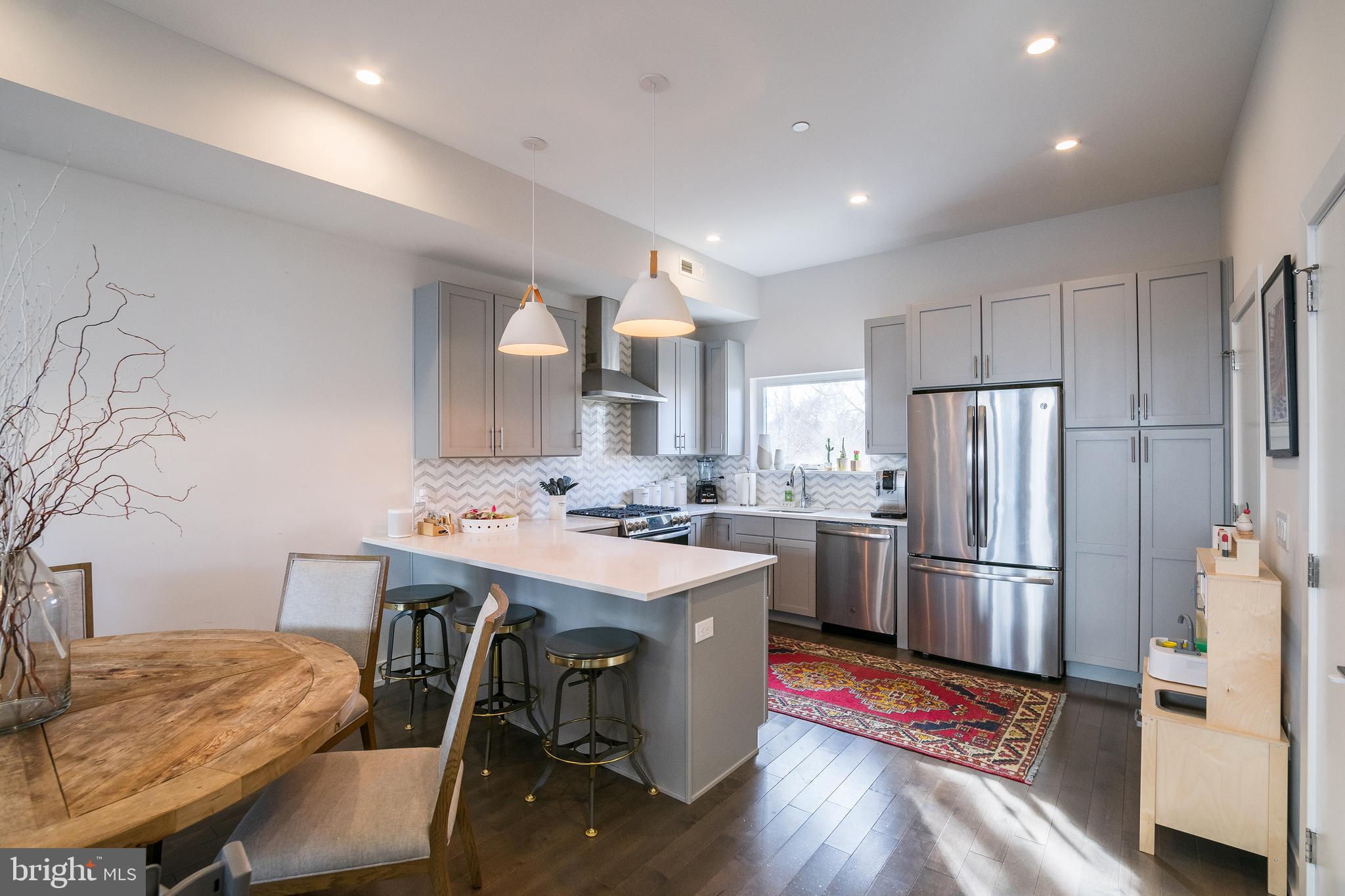 *Available NOW!*
Luxury 3 bed, 3.5 bath townhome available in the highly sought after Graduate Square community. Unique features of this property include private gated entry into the community, an attached garage with an electric lift (providing 2 spaces if desired), custom built-in closet systems throughout, a turfed side yard for added outdoor space, complimentary HOA snow removal, and a ring doorbell system. Upon entering, you are welcomed with a mudroom area that leads up to the gorgeous living room fit with oversized windows, high ceilings, and access to your private deck for sipping on your morning coffee. From here, head to the contemporary kitchen that has been designed with beautiful chevron backsplash tiling, designer pendant lighting, stainless steel appliances including a range hood and built-in microwave, and bar counter seating for dining and entertaining. Upstairs features two generously sized bedrooms, each with their own en-suite full baths. The primary has a walk-in closet and spectacular shoe closet, while the secondary has stylish wainscoting. There is a large roof deck that overlooks the Center City skyline and provides ample room for grilling and relaxing. Downstairs, you will find an additional bedroom with an en-suite full bath, a flex space that leads to the patio, and a fully finished basement with a wet bar that is perfect for movie or game night! This expansive home offers an incredible amount of space for an urban living plus wonderful upscale amenities. Don't miss it before it's too late!
Lease Terms: Generally, 1st month, and 1 month security deposit due at, or prior to, lease signing. Other terms may be required by Landlord such as last month's rent upfront. $65 application fee per applicant. Tenants are responsible for: electricity, gas (if applicable), cable/internet and $10/mo technology fee. Water is a flat monthly fee of $90. Additional fees or requirements may be applicable for units with Homeowners or Condo Associations. Landlord Requirements: Applicants to make 3x the monthly rent in verifiable gross income, credit history to be considered, no evictions within the past 5 years, and must have a verifiable rental history with on-time rental payments. Exceptions to this criteria may exist under the law and will be considered. Cosigners will be considered.
Additional lease options available:Â
*12-Month rate at $4,195/mo.Â
*24-Month rate at $4,095/mo.
*Sorry, no pets