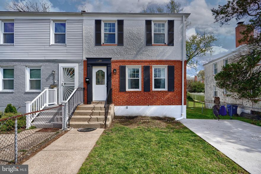 Welcome Home!  This duplex is a newly remodeled & located in the Waltherson Neighborhood.   The home has new LVP floors through out.   A fresh coat of paint (SW Alabaster), new lighting and brand new kitchen cabinets & appliances, so all you have to do is move right in!  Lots of windows makes this home bright & beautiful with an abundance of natural light. The home is conveniently located near to I95 & 695, Morgan State, Johns Hopkins University and downtown.