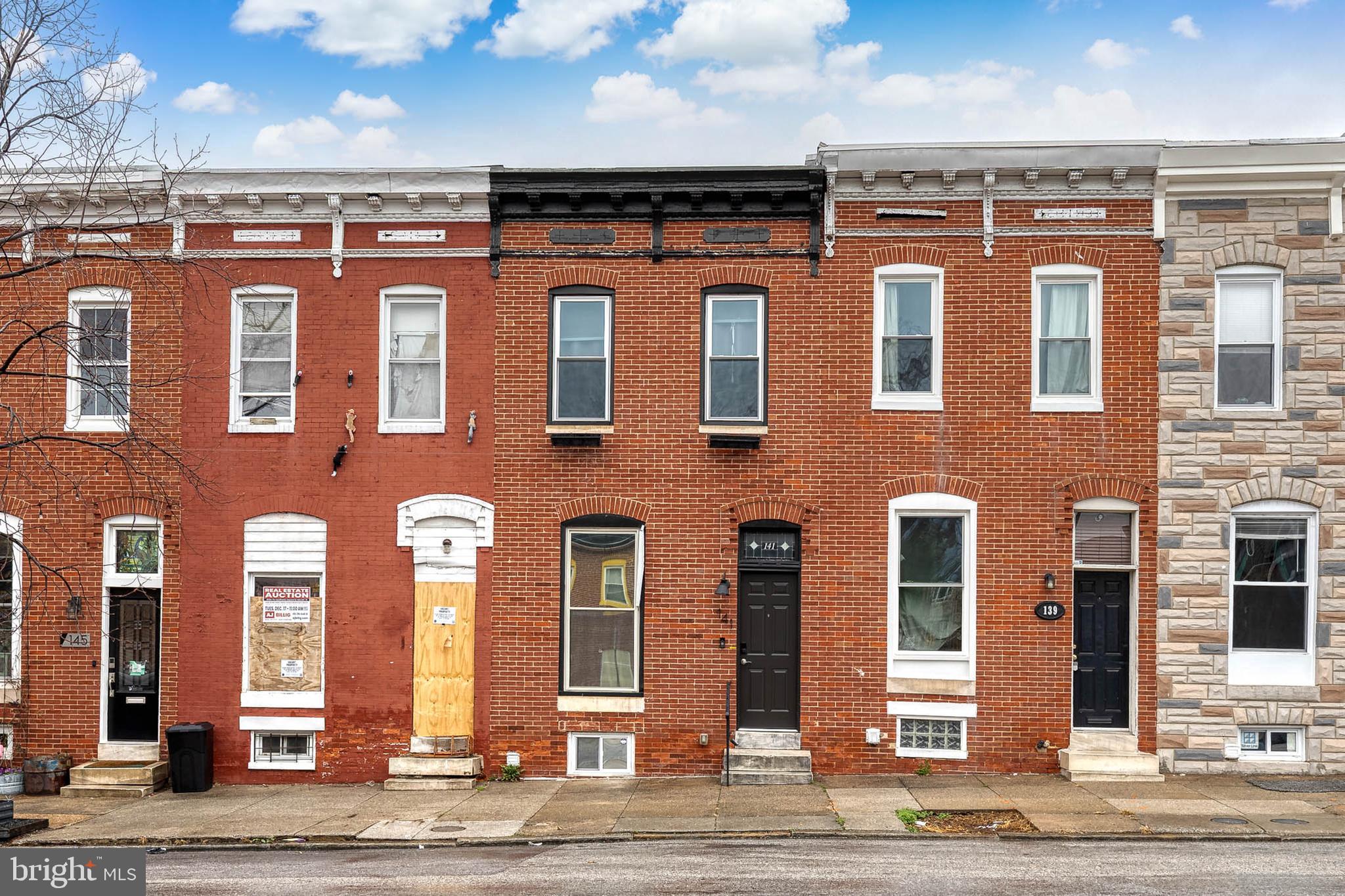 Exceptional Properties. Exceptional Clients. Welcome to 141 N Patterson Park, a classic Baltimore brick rowhome that perfectly combines city living with comfort and convenience. Situated less than two blocks north of Patterson Park, this home offers immediate access to one of Baltimore's most beloved green spaces, ideal for outdoor activities and relaxation. Enjoy the best of city life with just a short 10-minute walk to the vibrant neighborhoods of Canton and Fells Point, where you'll find an array of dining, shopping, and entertainment options. Whether you're exploring the waterfront or grabbing a bite at one of the trendy local eateries, everything you need is just around the corner. Commuting is a breeze with major routes like US-40, I-895, and I-95 nearby, making travel into and out of the city quick and easy. This home is ready for you to make it your own, offering the perfect balance of charm and convenience. Don't miss your chance to call 141 N Patterson Park your next address – it’s waiting for its next proud owner!