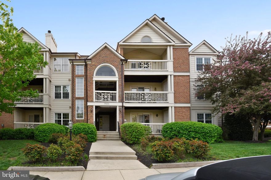 Spacious & well-maintained first floor 2-bedroom & 2-bathroom, Coventry model, within Stratford Place in Kingstowne. Upon entering this unit you will be greeted by expansive living / dining area that opens to the kitchen on one end and patio door to the balcony on the other.  The living room features a wood-burning fireplace; HDMI and cable wires are in place above to mount television, if desired.  The kitchen is large enough for an eat-in area and has a breakfast bar over-looking the living area.  The master bedroom suite includes dimmable recessed lighting and two cedar-lined closets with built-in organizers and full-length mirrored closet doors. The master bath features a garden-style tub, dual vanity and upgraded lighting. The balcony is accessible from both the living room and the second bedroom and has an additional storage closet.  Unit has assigned parking and the community has ample visitor parking for guests.  Conveniently located in the heart of Kingstowne, minutes from great shopping, dining, movies & Wegmans. Less than 10 miles to Old Town Alexandria, less than 5 miles to Ft Belvoir, & just 2 miles to Franconia Springfield Metro, with easy access to 395, 495 and 95. Access to all of the Kingstowne amenities are included.  About Kingstowne: Kingstowne is an urban community of over 5,300 homes located in Alexandria, Virginia, just 12 miles from the nation's capital.  Its location provides quick access to the Capital Beltway, Franconia-Springfield and Van Dorn Street Metro stations on Washington's Metrorail system.Tree lined streets with a variety of housing ranging from apartments to estate single family homes and a vibrant town center makes Kingstowne a great place to live and work.  Residents enjoy amenities including miles of walking trails, a beautiful lake, two outdoor swimming pools, tennis and volleyball courts, numerous tot lots, an aerobics studio and two state of the art fitness centers.  Every effort has been made to maintain much of its 1,200 acres of green space, making Kingstowne a unique urban environment.Kingstowne amenities include:  Two outdoor swimming pools Two fitness centers One aerobics studio Three community centers Six tennis courts Three multi-purpose courts Three sand volleyball courts Twenty-five tot lots Twelve miles of walking trails.         *****Please park in visitor spaces for showings.******