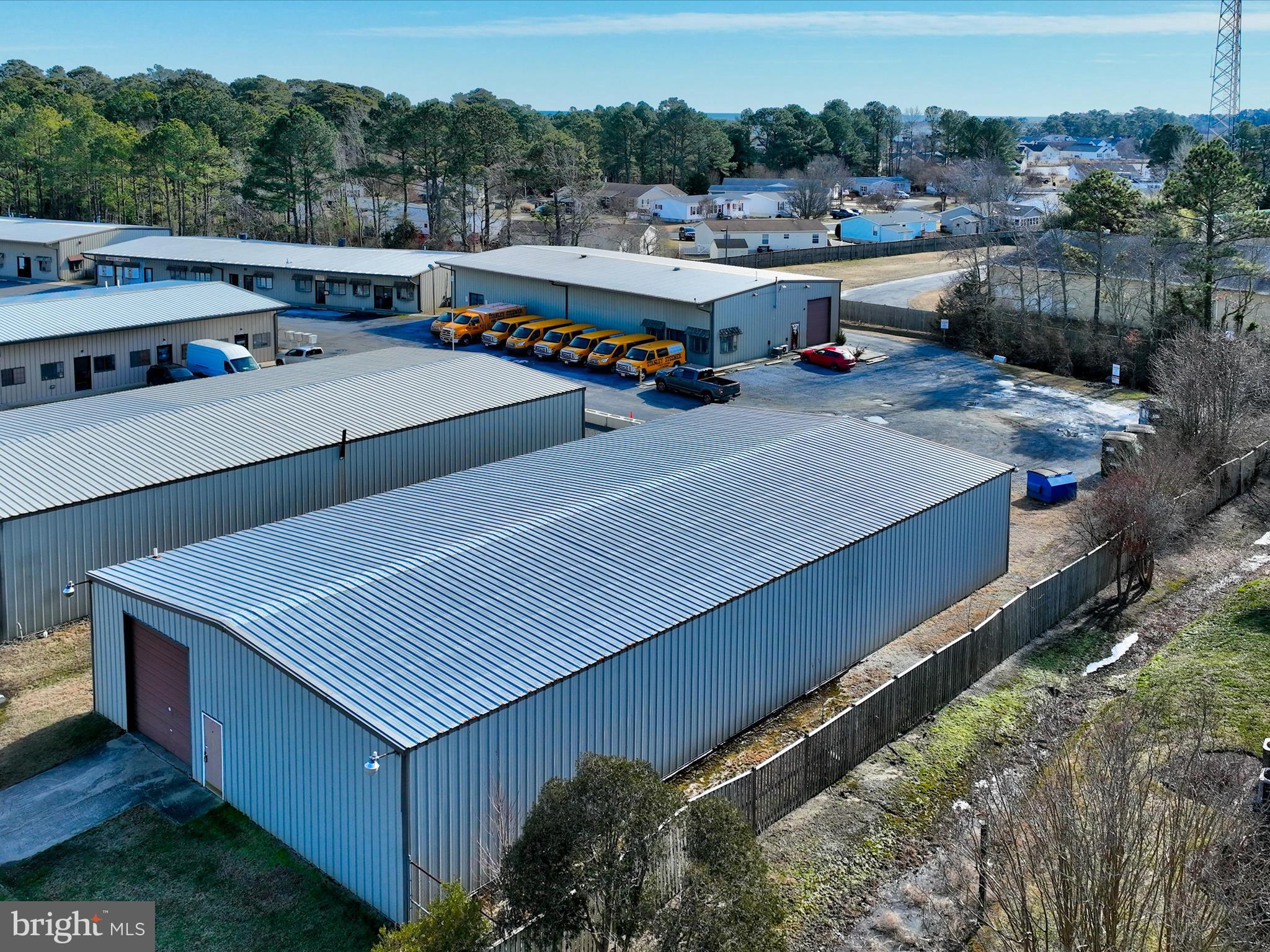 A spacious warehouse in a prime location on Sunset Avenue is now available for sale! Unit 3 offers a large 5,050 sq feet corrugated metal warehouse with electric and multiple roll-up doors with 20’ ceiling height and a restroom. The property is on private well and public sewer. The sale includes one unit of a three unit condominium complex. The condo association does not collect dues at the current time. See MLS # MDWO2028120 for information on purchasing both units 1 & 3. See additional property marketing info in documents.