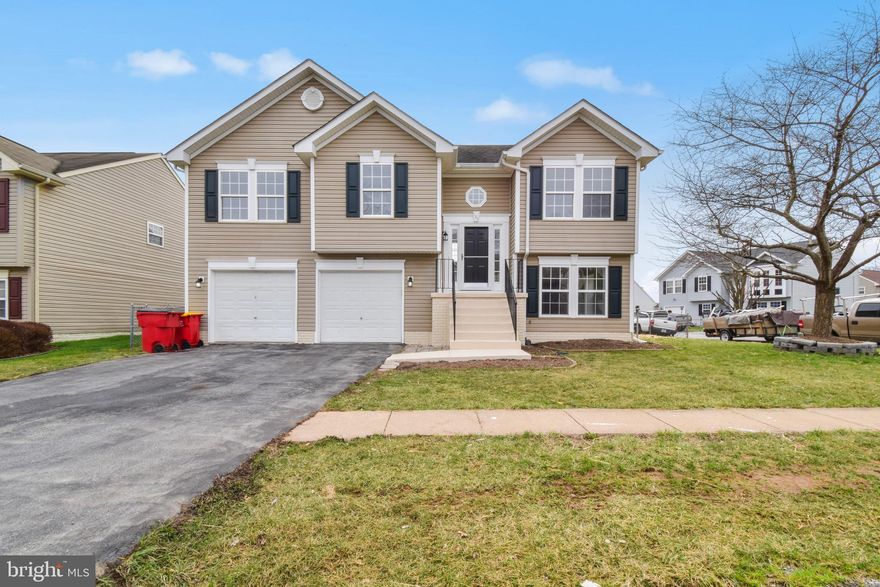 Superbly renovated Split Foyer ready for new owners and the list of improvements range from the following new installations: carpet, hardwood floor, kitchen cabinets, Quartz countertops, fresh coat of paint throughout entire home, lighting fixtures, epoxied garage floors, bathroom vinyl floors, and all in time for you to enjoy the spring time off your freshly painted deck.  This type of home gives you the most bang for the buck when it comes to space and price.  See it today!