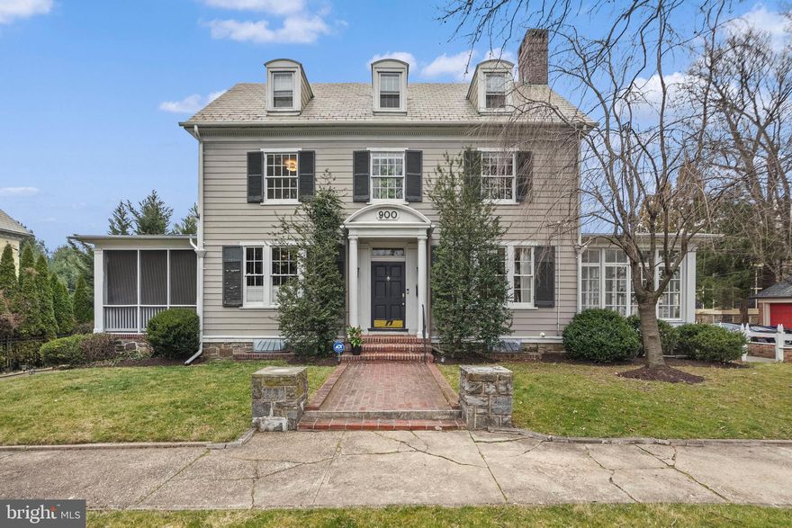 Nestled in the heart of Roland Park, this stately 1923 home offers a perfect blend of historic charm and modern luxury. Situated on a .68-acre lot, this 5 bedroom, 3.5 bathroom home boasts over 3,700 finished square feet of thoughtfully designed living space. Original architectural details like inlaid hardwood floors, crown molding, and wainscoting harmonize with stunning updates including updated lighting, fresh paint, and elegant wallpaper in key living spaces. 

The spacious livingroom offers a wood-burning fireplace and window alcove and leads to the formal diningroom. This central living space is flanked by a light filled sunroom to one side and a family room on the other.  The gourmet kitchen features a Wolf gas cooktop, Miele stainless appliances, a center island with a wine chiller, and a built-in microwave. Hand-scraped hardwood heated floors, Carrara marble countertops, and custom cabinetry add warmth and sophistication. Built-in banquette seating creates an inviting space for casual gatherings.

On the second floor, just beyond the grand double-door entry & stained glass transom, you’ll enjoy a custom owner's suite. Pocket doors lead to a spa-inspired bathroom with a steam shower enhanced by aromatherapy, an Amba heated towel bar, an extra-long soaking tub, and dual vanities. The adjoining dressing room offers built-in storage, a laundry area, and a steam closet. The second floor has two additional bedrooms and a full bath, while the third floor provides two more bedrooms, a full bath, and a hangout space.  The unfinished basement invites you to create your own guest suite, movie room, home gym, or whatever fits your vision, offering tons of potential and additional flex space.

The home’s exterior is equally tranquil, with a covered screened-in side porch, a hardscaped patio, and multiple entertainment spaces. The expansive, secluded backyard offers a retreat from city life, providing a beautifully landscaped retreat perfect for hosting summer barbeques, playing with pets, or simply enjoying the tranquil surroundings. The private driveway and automatic garage provide parking for multiple vehicles, including electric car charger. 

Located just a short walk from Roland Park’s top-rated schools, Roland Park Club Pool, local shopping, and major commuter routes, this exceptional property offers timeless elegance and modern convenience in one of Baltimore’s most sought-after neighborhoods.  Community options include voluntary North Roland Park community association ($100/year) and Roland Park pool club membership.

Experience timeless elegance combined with modern sophistication, Welcome Home!
