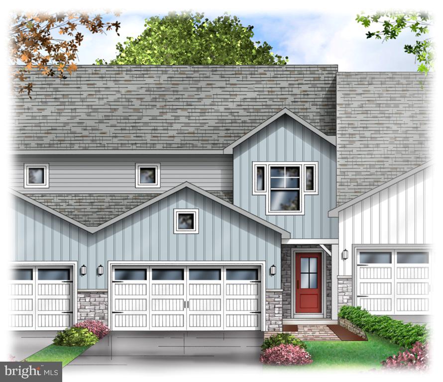 Peregrine is a townhome community located in the peaceful countryside of West Hempfield Township and conveniently located within minutes to Rte 30, Rte 283 and major shopping. Homes are built by Millfield Construction Company - "BEST OF" Award winning Builder!
The Dawn is offers three bedrooms and 2 baths on the 2nd floor and a bedroom (#4)/study and full bath on the 1st floor. The kitchen is spacious with a granite countertop and plenty of cabinets plus a pantry. The laundry room is conveniently located on the 1st floor off the 2-car garage entry. Also enjoy entertaining on the 10x12 composite deck off the dining room which is open to the sizable living room. The living room has a cozy gas fireplace perfect for those chilly winter nights. (the brochure plan does not depict the 2' extension to the back of the LR/DR). The Owner's bedroom has a very large walk in closet and it's own Owner's bath with tile flooring, 5' shower and 5' vanity. All homes in Peregrine feature Superior Wall basements which allow for tons of extra space to finish! This home as a 9' high basement ceiling. Excavation just began . Estimated completion Dec '25/Jan '26. All interior finishes can still be selected to make it unique to you!
