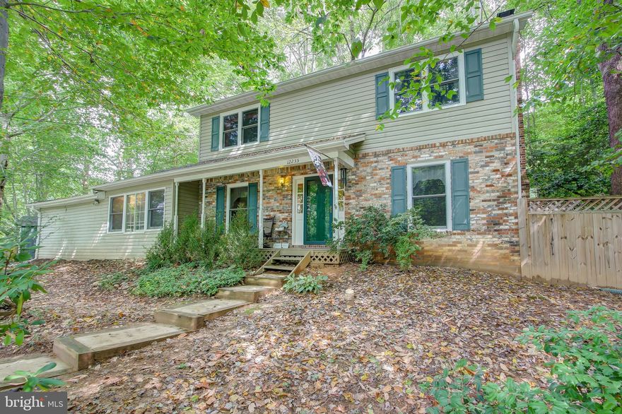 Motivated Seller! Price reduced!!! This house has the space and privacy you are looking for! It is located on a one-acre lot, at the end of a cul-de-sac. Quiet neighborhood makes you feel like you are in the country but are very close to shopping, restaurants, parks and schools. Main level has ample space that includes kitchen, living room, dining room, eat in kitchen, oversized family room/den and half bath. Sliding glass doors off eat in kitchen lead to back deck and fenced in, private, back yard. 7-year-old playset in backyard will convey. Upstairs has 3 generous sized bedrooms and two bathrooms. Laundry is located upstairs. Two car attached garage and 1 car detached garage or storage shed. Additional storage shed in backyard. HVAC with Lennox air filtering system and water heater are only 5 years old. Kitchen appliances are newer. Windows (except two in family room/den) have been replaced with Pella 450 series 10 years ago. Fantastic schools, Marshall Elementary, Benton Middle and Colgan High School.  Come see this house before its gone!!