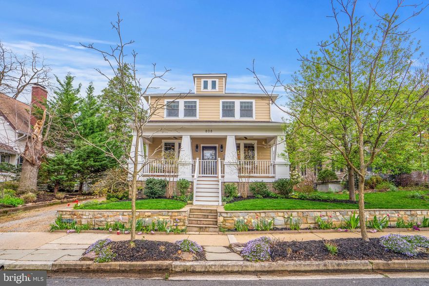 Welcome to 808 21st St S, a stunning five-bedroom, three and half-bathroom craftsman house built in 2014 in Aurora Highlands. One of the finest homes in the neighborhood, a wide front porch with mahogany flooring provides a warm welcome to the main level. Grounded by hardwood floors, the gracious dining area sits opposite an inviting living room with a handsome fireplace. Past a powder room is a large family room with garden views, and a kitchen that boasts an expansive island, Kitchen Aid stainless steel appliances, gas cooking, and a butler's pantry and wet bar. The top level features a hallway full bathroom, laundry room, and four large bedrooms, including an impressive primary suite with an en suite full bathroom and walk-in closet. In the lower level is a convenient mudroom, a second washer/dryer hookup, a bedroom and full bathroom as well as a recreation area that includes multi-shelving and wine storage by California Closets. No detail was overlooked, from stairwell wainscoting, to custom built-ins and window treatments, thoughtful permeable pavers for the driveway, upgraded fixtures throughout, and even uplighting and a sprinkler system for the outdoor plantings. A two-car garage with a finished, climate-controlled bonus room above, back deck, and a professionally-designed, gorgeous backyard complete this remarkable offering.

Located in Aurora Highlands, this wonderful home sits on a picturesque, tree-lined street less than a mile to the Pentagon City Metro, Crystal City Metro, Whole Foods, numerous parks, Amazon HQ2, and myriad new shops and restaurants in National Landing. 

(Estimated square  footage from floor plans provided by third party company. Some blocks from original home integrated into new construction from 2014.)