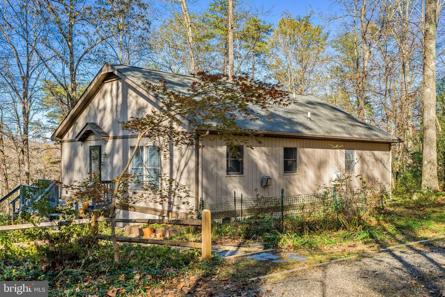 Charming 2 bed 1 1/2 bath cottage-like home ` Hard to find one level living ` Updated kitchen and appliances ` Hardwood flooring ` Gas Fireplace ` Tons of natural light ` Anderson Windows ` Spacious bedrooms ` Soaking Tub ` Separate shower ` Granite Countertops ` Lovely touches everywhere ` Built-ins ` 1-Car garage ` Screened-In porch ` Patio and deck ` Raised garden beds ` Shed ` Chicken coop & aviary ` Workshop/Multi-purpose building ` Private wooded lot ` Just a 10 minute drive to beautiful Shenandoah National Park ` Private drive ` Do not enter without appointment ` By appointment only