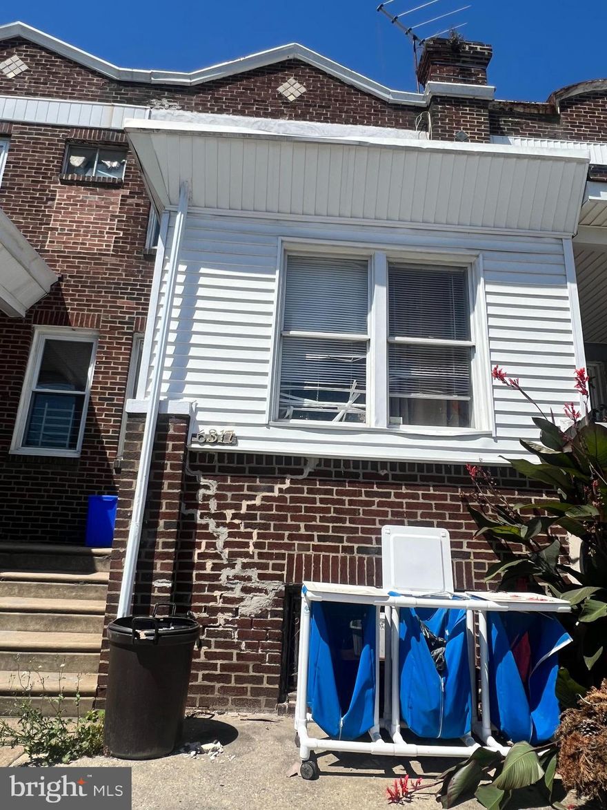 Don’t miss this incredible opportunity to own a 3-bedroom home with a full basement in the heart of Southwest Philadelphia. This property offers plenty of space and endless potential—perfect for investors looking to renovate and add value. With some TLC, it can easily be transformed into a beautiful home or a strong income-producing rental.

Previously a rental property, the tenant has recently moved out, making it a clean slate for its next owner. Whether you’re looking to update and resell, or rent it out for steady cash flow, this is a smart money investment. Surrounded by properties selling for significantly higher, this home is priced to sell quickly and represents a rare chance to secure a property in a prime location at an unbeatable value.

Property is being sold as-is. Buyer is responsible for all repairs, certifications, inspections, township requirements, and due diligence.