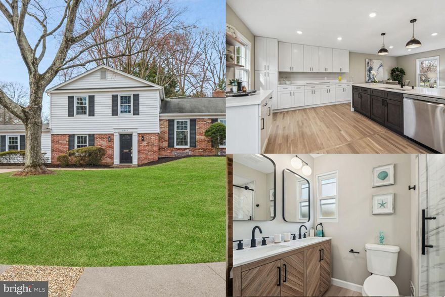 We kindly request that all offers for the property be submitted by Tuesday March 19th, 2024 at 12:00 pm. We appreciate your interest and look forward to reviewing your proposal! Completely renovated in 2024! Welcome home to this Five bedroom, Three bath, single family residence in Wakefield Chapel Estates of Annandale VA! Zoned for excellent schools - Wakefield Forest Elementary, Frost Middle School and Woodson High! RENOVATIONS INCLUDE - BRAND NEW HVAC system, Water Heater, Bathrooms, Gourmet Kitchen with a 10 ft waterfall island, Flooring, Appliances, Landscaping, Backyard Patio, Paint Throughout, Doors, upgraded Fireplace, finished basement and an additional Room! The home is conveniently located near commuter route 495, with easy access to Metro stations, and many shopping and dining options! Don't miss the chance to make this beautifully renovated house your new home! See it Today!