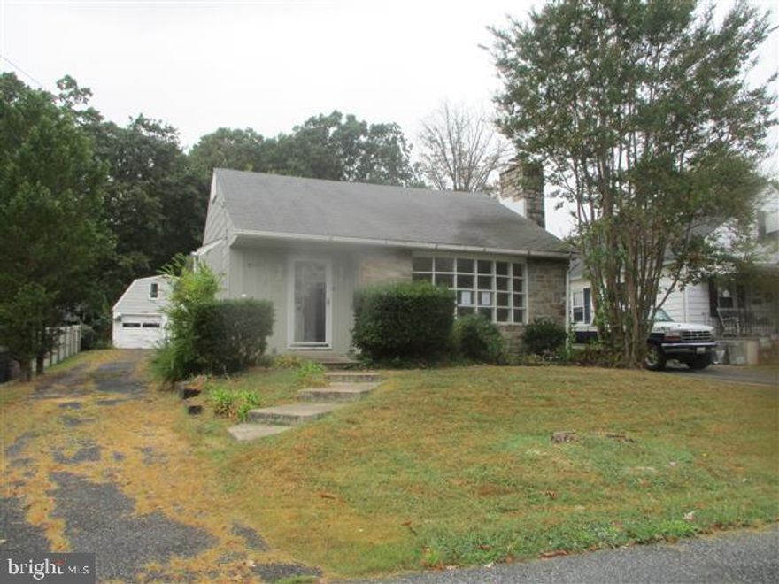 This Rancher features main level living and hardwood floors through out most of this level. Stone fireplace in Living room. Open floor plan with Three bedrooms and full bath. Full basement has bath, storage, utility area and family room. Walk out stairs to rear yard that is partially fenced. Long driveway and over sized 2 car garage with storage. Close to schools and shopping. Easy access to downtown and 695. Call CSS to show. Agents see documents and agent remarks for easy contract details. OPENS TO INVESTORS 11.1  ,1ST 15 DAYS ARE OWNER OCCUPANTS ONLY !