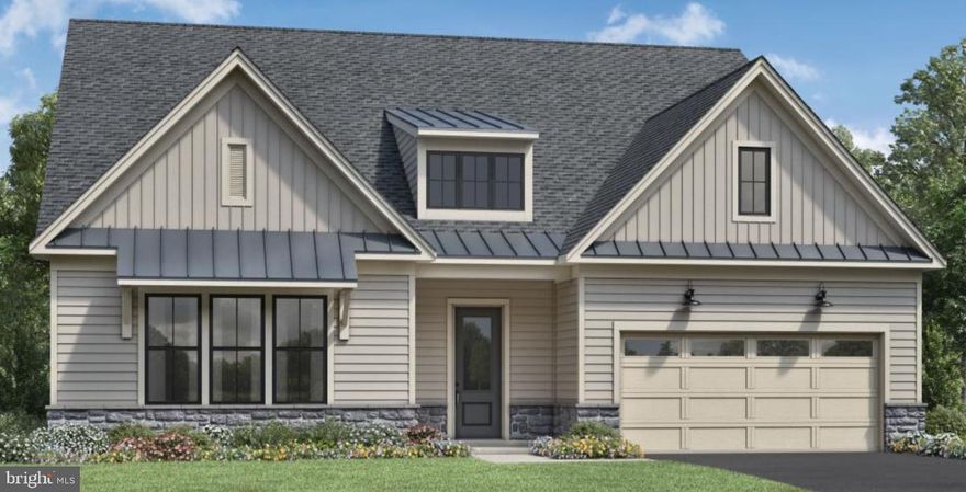 Ready to welcome your family and friends to your new home with a luxury view?  Overlooking the largest serene pond and natural area in our amazing community, the expansive Gwynedd design offers one story living at its finest.  An impressive foyer leads to the spacious and sunny open concept great room perfect for entertaining large gatherings. Adjacent, a gourmet kitchen with a huge island allows you to extend the party even more. The entire space enjoys a multitude of windows to enjoy the private rear scenery that makes you feel like you are on vacation every day.   Our largest primary bedroom and bath secluded to the side of the home, along with two flex rooms that can be used as a hobby or office space, completes the main level.  But there is more, a huge basement with future bath roughed in plumbing is also part of this outstanding value.  Two car garage and much more, don’t wait it wont last long!