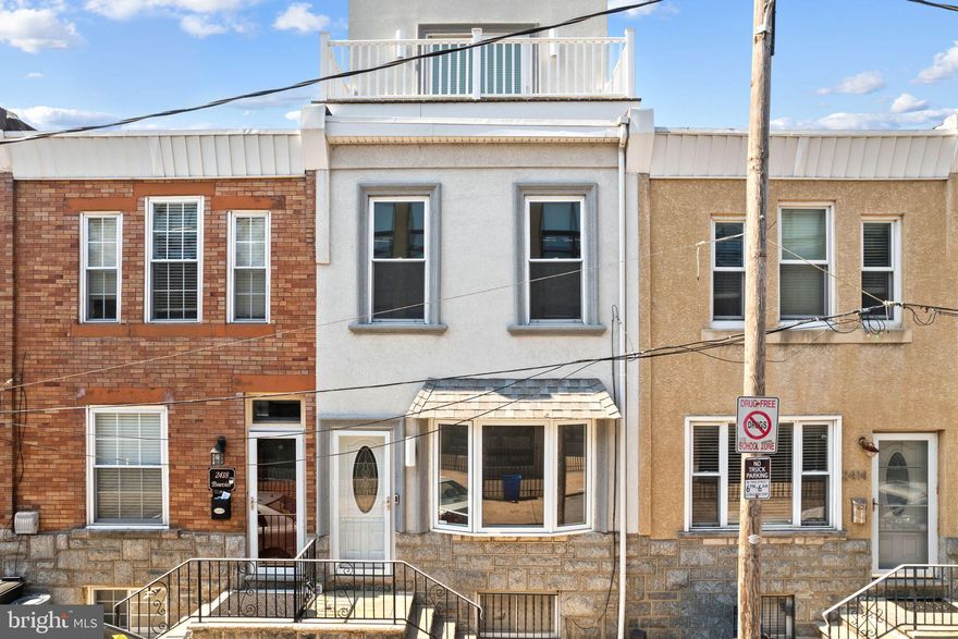 Welcome to 2416 S Bouvier St, a beautifully maintained home nestled in the highly sought-after Girard Estates neighborhood. This spacious residence offers a perfect blend of style and functionality, featuring rich hardwood flooring throughout, tall ceilings, and thoughtful enhancements designed for comfortable living.

A standout feature of this home is the impressive third-story addition, offering two additional rooms and a stunning primary suite complete with a private balcony.

The finished basement adds valuable living space, complete with a convenient laundry area and a half bath, ideal for guests or everyday functionality.

Located on a desirable block in Girard Estates, this home offers both charm, versatility, and space—ready for its next owner to move right in and make it their own.

**Please note: this is an estate sale and the home is being sold in it's as-is condition. HOME WARRANTY will be provided**