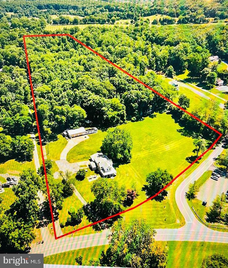 Situated just a short distance from Route 29 and on the DC side of Warrenton is this beautiful 14+ acres parcel of land, partly cleared and partly wooded waiting to be developed into a beautiful subdivision of several single family homes. Fauquier County has advised by way of letter a potential subdivision of up to 13 lots for the building of new single family homes. See County letter in document section. This property is a corner lot with road frontage on two side of the land and is located only a block away from the commuter lot. Water and sewer are located across the street from this property. Situated on this land is a lovely 6 bedroom, 3 full bath home, with attached 2 car garage, as well as a detached workshop and garage being conveyed "AS IS" with this property. Property is located opposite the Chestnut Forks Tennis/Fitness/Swim club. This is a great investment opportunity for a developer/builder or private investor. Property is vacant. Livable but being sold "AS IS"