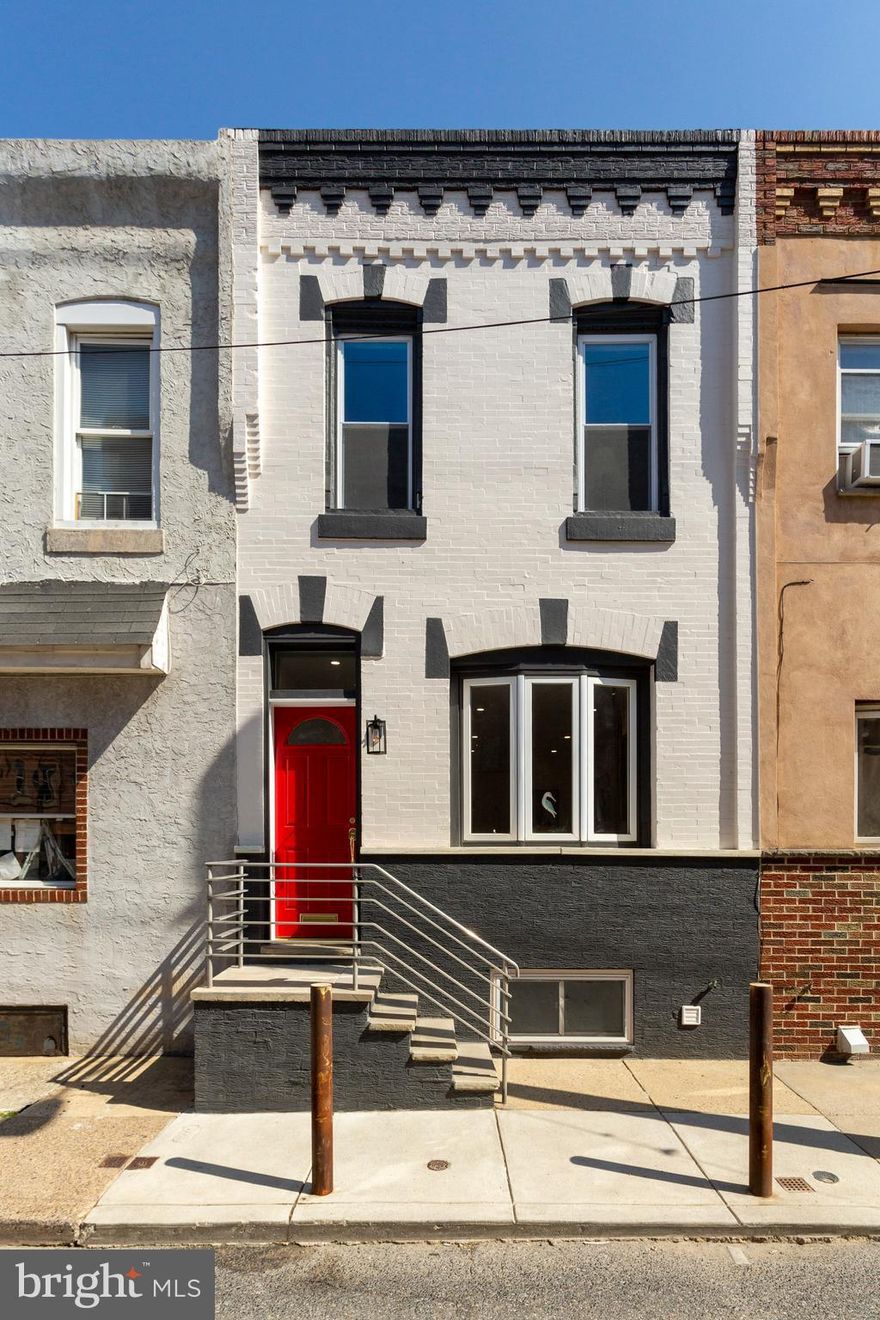 It is a rare opportunity that such a contemporary, completely renovated home comes on the market in South Philadelphia, the Hottest neighborhood in the city, with an asking price under $350,000!! We found it!! This gem has been recently gut rehabbed in a vogue style and has everything new, including gleaming wide plank vinyl floors, electrical, plumbing, and much more. At a whopping 983 square feet, with an open concept floor plan, this forever home boasts three spacious bedrooms, two full bathrooms, an ultra chef's kitchen and a fully finished basement! The first floor features recessed lighting, gorgeous hardwood floors and is highlighted by an open floor plan, viewing from the front to the back of this abode upon entry. The sumptuous kitchen contains solid wood cabinetry, stunning quartz counter-tops, a deep stainless steel sink, a designer tile back splash, and all professional grade stainless steel appliances, including a gas range  and a micro-hood. Also on this floor you will find a fully tiled, natural stone designer bathroom, and an outer entrance to a fenced-in newly renovated patio, perfect for family gatherings and barbecues. Upstairs, there are three sizable bedrooms with closets galore and a spa like bathroom. The lower level, the perfect "Wo-Man" cave, is as Cool as it gets!! It has beamed ceilings with plenty of indirect lighting, inviting light hard wood flooring and hidden utilities/ laundry facilities. Taxes are super low! South Philadelphia is continuing to boom and is showing some the highest appreciation rates in the city. Pictures do not lie, set your appointment today!!