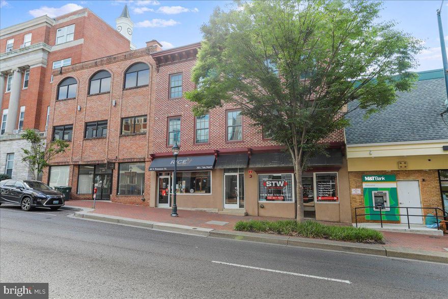 THIS IS 36-40 N. POTOMAC STREET. MIXED USED COMMERCIAL BUILDING FOR SALE! 4 Updated residential apartments, 2 commercial spaces ALL FULLY RENTED.  Brand new A/C in one unit. Very Good Condition, 12 parking spaces in rear of building which connects to city parking. See attached document for income/expense details. Building was renovated by the City of Hagerstown. 24 Hour Notice to tour due to tenant notifications.