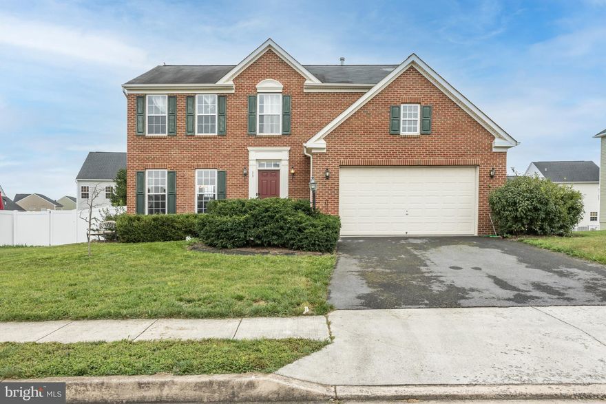 Welcome to your new home in the beautiful Morning Dove Estates community. This well maintained spacious colonial features hardwood flooring throughout the main level, carpeting upstairs and a fully finished basement with all new flooring and paint and full bathroom.  Remodeled and move in ready brick front colonial in a great commuter location close to the VA line. Open layout with 4 bedrooms on the upper level. Stainless steel appliances and a convenient main level laundry room. The gas fireplace in the living room provides a cozy atmosphere and the formal dining room is perfect for family dinners or large gatherings.  Main bedroom upstairs features large walk in closet and large bathroom with separate shower and jetted soaking tub.  Out back enjoy the quiet evenings in this completely fenced private backyard.  Dont miss out on this one!