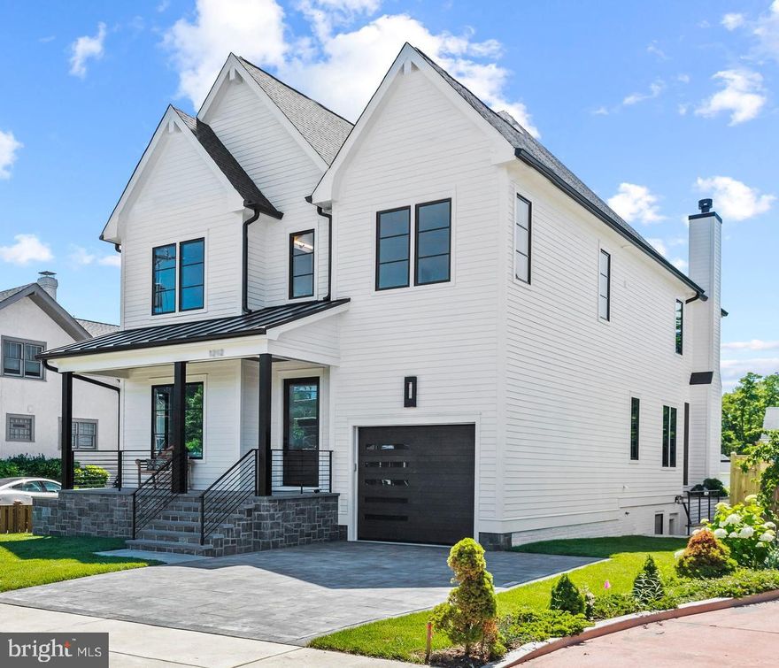 Welcome home to 1503 N Buchanan St! Located within the highly desirable Waycroft - Woodlawn neighborhood. This rarely available new home is situated on a nice, flat, corner lot and is an impressive 6,200+ sq. ft. over 4 floors. With views of Woodlawn Park across the street, the home is conveniently located within walking distance to neighborhood parks, trails, schools, the Ballston Metro and Ballston Quarter: Arlington’s newest hot spot for dining, entertainment, fitness and fun. 1503 Buchanan’s welcoming, flowing floorplan is spacious yet intimate and uniquely designed for its location. 

The home is adorned with custom, high-end finishes including the gourmet chef’s kitchen outfitted with furniture grade, custom cabinetry, 48” Wolf gas range / Sub- Zero / Cove appliances, a large island with ample storage, space to prep, serve, and entertain. Enjoy the screened in porch with gas fireplace, perfect for dining al fresco & entertaining. The large owner’s suite has 2 walk-in closets, a sitting area and spa like bath. All of the secondary bedrooms are well sized with en suite baths. Above the bedroom level is the multipurpose loft area complete with an additional bath and covered porch providing unobstructed views of Arlington’s skyline. The lower level / recreation area is open, bright and provides ample space for play, entertainment, au pair, or guests. Location, style & quality, this home has it all. Thoughtfully designed & meticulously crafted by Rock Spring Homes, a local Arlington boutique developer whose members have 35+ years experience and over 100 new construction builds. (PHOTOS ARE OF SIMILAR HOME).