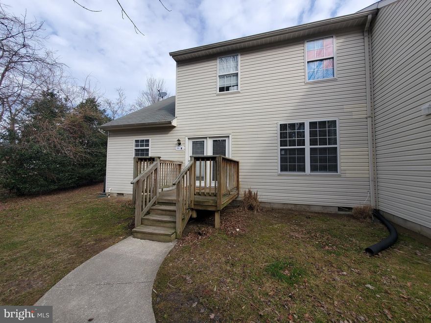 2 bedroom 1.5 bath apartment unit. Entrance off rear deck. Home built into 3 apartments.  Freshly painted in April 2024, newer flooring, blinds, some windows, washer, dryer, and microwave.   Large parking lot. Dumpster available for trash.    Easy access to Rt 50, close to shopping, restaurants. Pets welcome on a case by case basis.