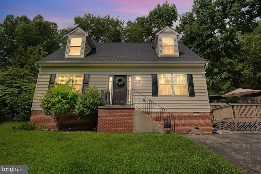 Welcome to the epitome of adorable living! Step into this charming Cape Cod style home nestled on a large corner lot in the vibrant water-oriented golf course community of Wicomico Shores. With its delightful features and enticing surroundings, this property is sure to make your heart skip a beat!

As you enter the main level, be greeted by the warm embrace of laminate floors that invite you to explore further. The kitchen boasts sleek stainless appliances, making meal preparation a breeze. The expansive primary bedroom offers a walk-in closet, ensuring you have plenty of space for your fabulous wardrobe. Additionally, there's a convenient laundry area, a good-sized dining area, and a living room perfect for relaxation and entertaining.

Venture upstairs to discover two more bedrooms, each adorned with generously sized closets, allowing you to store all your cherished belongings. Completing the picture is a full bath, providing convenience and comfort for all. Ceiling fans throughout the home keep the atmosphere cool and refreshing, adding a touch of luxury to your everyday living.

But the wonders don't end there! Step outside onto the deck and take in the panoramic views of your new abode. There's also a shed for all your storage needs, ensuring a clutter-free oasis. With no HOA to worry about, you'll have the freedom to personalize your space to your heart's content.

Prepare to be enchanted by the amazing amenities available in the Wicomico Shores community. A 150ft fishing/crabbing pier beckons you to indulge in aquatic adventures. Launch your boat from the convenient boat ramp, bask in the sun at the beach area, or challenge friends to a game of tennis on the community courts. The playground and pavilion with picnic tables are perfect for family gatherings and celebrations, while the well-maintained bathrooms ensure comfort and convenience for everyone.

Calling all golf enthusiasts! The Wicomico Shores Golf Course awaits, spanning over 145 acres of lush greens and level fairways. Immerse yourself in a round of golf, and afterward, head to the clubhouse to unwind with a refreshing beverage or savor a delectable bite to eat. It's the perfect way to end a day on the links.

But wait, there's more good news! This home qualifies for 100% financing, meaning you can make it yours with no money down if you meet the criteria. It's an opportunity that's too good to miss!

So, don't delay—come and experience the joy and excitement of living in this cheerful, coastal community. Embrace the charming Cape Cod lifestyle and create lifelong memories in this delightful home. Schedule a viewing today and let your dreams of homeownership come true!