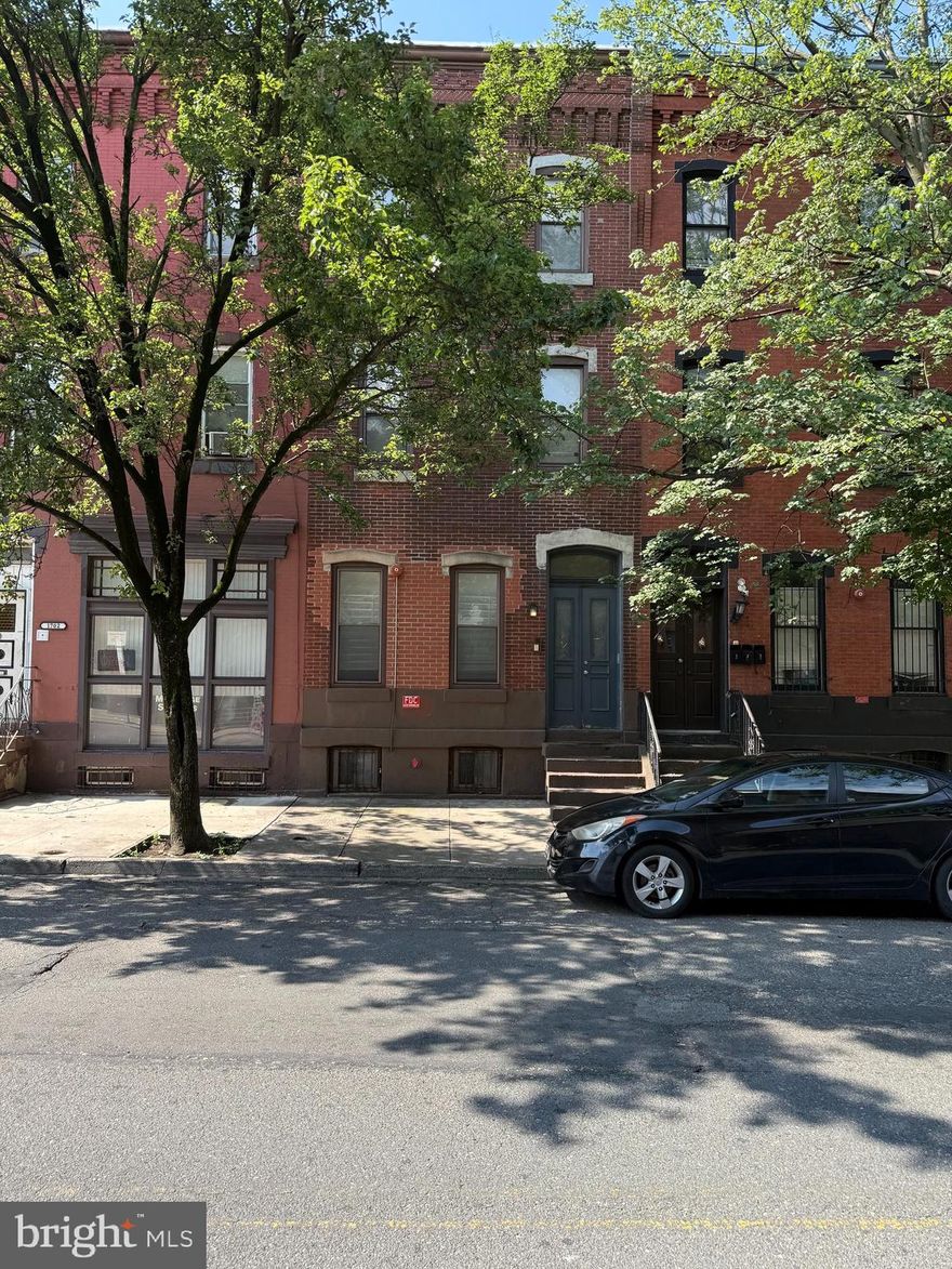 Great investment on a wide street with plenty of parking and close to all major transportation.  This is a 3 story 3 unit building.  Multi family property located in the City of Philadelphia.  Just minutes from Center City, entertainment , schools, shopping and dinning all around.  each unit has 2 large bedrooms with with full kitchen and baths. Central Air for all units.  1st floor has access to yard, the second floor has a rear private deck. the third floor apartment is spacious and has ha modern vibe with high ceilings