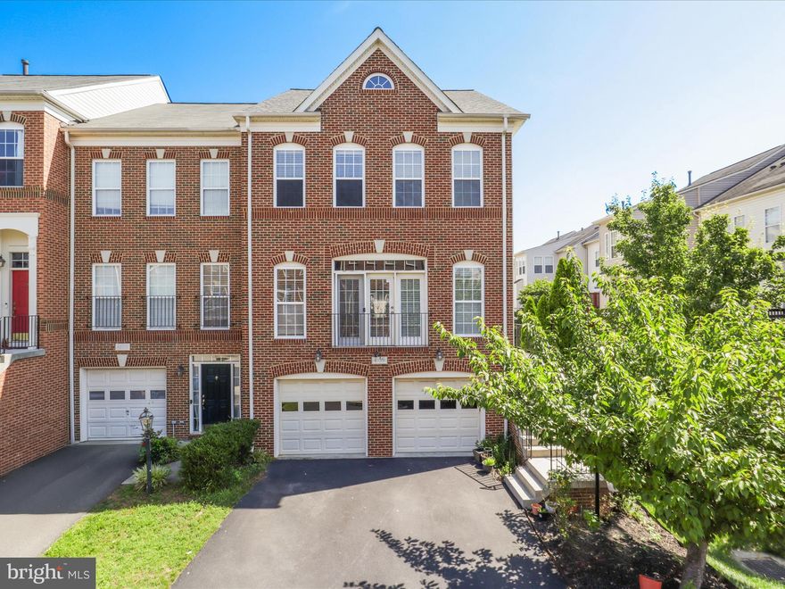 *FOR RENT*Location+Location+Location*Welcome home to 3 Level Brick front END-UNIT Townhome with 3 beds, 3.5 Full baths and 2 car garage.Townhome is located in the wonderful Loudoun county community of Broadlands South**Stunning End-Unit Townhome for Rent in a Prime Location! This exquisite end-unit townhome is now available for rent, offering an unbeatable combination of location, value, and luxury. With a Northeast facing orientation, this three-level townhome is situated in the highly sought-after Broadlands community, offering privacy and convenience. The home features the desirable Hampton model with a three-level bump-out by Van Metre, providing ample living space. With three bedrooms, three and a half bathrooms, and a two-car garage, this townhome has everything you need for comfortable living. Step inside and be captivated by the bright and beautiful brick front, welcoming you to a move-in ready residence. The gourmet kitchen is a chef's dream, boasting custom cabinets, stainless steel appliances, granite countertops, a gas cooktop, double wall oven, and a kitchen island with a prep and seating area. The kitchen is complemented by a stunning hardwood floor. The main level features a spacious family room, dining room with chair rails and crown molding, and a powder room with upgraded fixtures. Gleaming wide plank hardwood flooring and high-quality blinds enhance the elegance of the main, upper, and basement levels. Recessed lighting and custom chandeliers create a warm and inviting ambiance throughout. The upper level showcases a grand master suite with vaulted ceilings, a large walk-in closet, and a master bath with a standing shower, soaking tub, double vanity sinks, and a linen closet. Two additional bedrooms with vaulted ceilings and custom closets, as well as a laundry room with a washer-dryer, complete the upper level. The walk-out basement offers a spacious rec room, an office space, a full bathroom, upgraded flooring, and extra storage under the staircase. Step out onto the large wooden deck, perfect for outdoor relaxation, and enjoy the privacy of the stunning fenced private backyard. **Verizon high-speed internet and trash/recycling is included in HOA/rent!* *** premiere Loudoun county schooling district**walk to ES( Mill Run ). MS( Eagle Ridge) and HS (Briar Woods). Enjoy the incredible community amenities Broadlands offers including 3 pools, various tot lots, trails/paths, tennis and sports courts, fitness center, nature center, community center, events, and so much more! This townhome is located to have access to miles of walking trails, a lake, pond, three pools, tennis courts, and a tot lot. Ample common parking is available. Located just minutes away from the future Silver Metro Line, major shopping centers, restaurants, the airport, Brambleton Town Center, and the Dulles Hi-Tech Corridor, this home offers convenience at its finest. Don't miss out on this exceptional opportunity. Schedule a viewing today before it's too late!