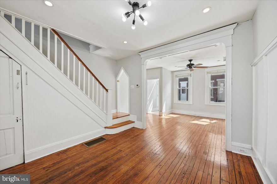 This adorable 2-bedroom, 1-bathroom rowhome in the heart of Whitman is full of charm and character! Featuring beautiful hardwood floors, this home offers a warm and inviting atmosphere from the moment you step inside.

The sunny living area flows seamlessly into the kitchen, leading to a private rear patio—perfect for morning coffee or relaxing outdoors. Upstairs, two lovely bedrooms provide a comfortable retreat.

Nestled on a great block, this home is just steps from local shops, restaurants, parks, and public transit. If you're looking for a cute and cozy home in a fantastic South Philly location, this one is a must-see!