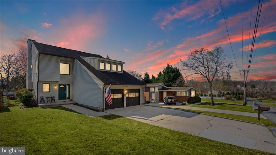 Beautifully maintained and move-in ready 5BR/3.5BA home located on a spacious lot in the quiet neighborhood in Parkville.  Park in front of the attached two car garage and make your way to the front door into your new home.  Step inside a home filled with natural light, an open concept floor plan, and three floors of living space.  The main floor offers a large living room with a wood burning fireplace open to the the dining room, a half bath, and an eat-in kitchen.  The kitchen offers plenty of cabinets finished with crown moldings including a pantry cabinet, a center island, a coffee bar, stainless steel appliances, sleek countertops, a stainless sink under a window, and room for a breakfast table.  Off the kitchen is a mudroom/pantry closet with access to the garage.  On the second floor are three sizable secondary bedrooms, a full bath, and a grand primary suite.  The primary features not one but two walk-in closets, a private full bath with a walk-in shower, and a bonus room ideal as a home office or nursery.  The lower level is finished, featuring the fifth bedroom, a full bath with a walk-in shower, laundry, storage, a large family room, and a walk-out to the fenced yard.  From the main floor step outside onto a wood deck that overlooks a yard filled with green space, an above ground pool surrounded by decking, and a storage shed.  In addition, there is a second kitchen in the pool house for your convenience when entertaining.  This home is ideal for any new homeowner and is located nearby shopping, restaurants, and commuter routes.