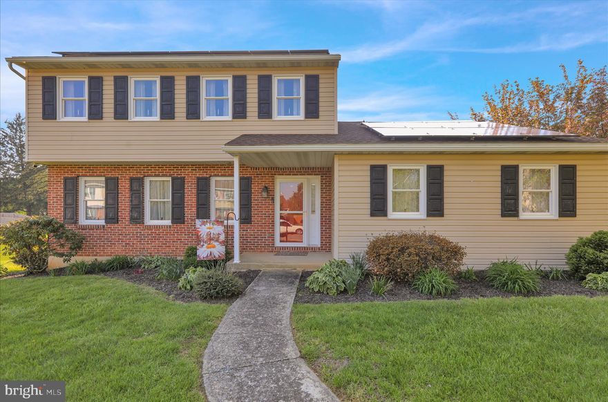 What a home!  Welcome to this very well maintained, move in ready, inviting home. You will love this kitchen with the new granite countertops, the stone backsplash, a new sink and faucet, new lighting and flooring, plus newly updated cabinets. This wonderful kitchen has an eat in area that has new sliding doors with interior blinds for extra light and easy entrance to the large deck. The main floor has a large living room which she currently uses as a dining room, the original dining room now has a convenient laundry area and pantry and is used as an office area. The family room is so full of light, bright and airy with the new sliding glass doors, has a warm, cozy wood fireplace and is spacious enough for large gatherings.  Another upgrade you will love is the half bath was remodeled to a full bath on the main level. Upstairs are three nice size bedrooms and a remodeled beautiful bathroom. The primary bedroom is lovely, truly a space to unwind and relax. All the windows in the home have been replaced; 5 new mini splits have been installed less than 2 years ago. The roof was replaced in 2017. The water heater is only 5 years old. The yard is huge, great for outdoor entertaining and the deck has been expanded.  Another sought after feature - the yard has nice vinyl fencing. The basement has a room that is ready to be finished, a workshop space plus a large storage room. Solar panels are leased.  This home has it all! Schedule your showing today!