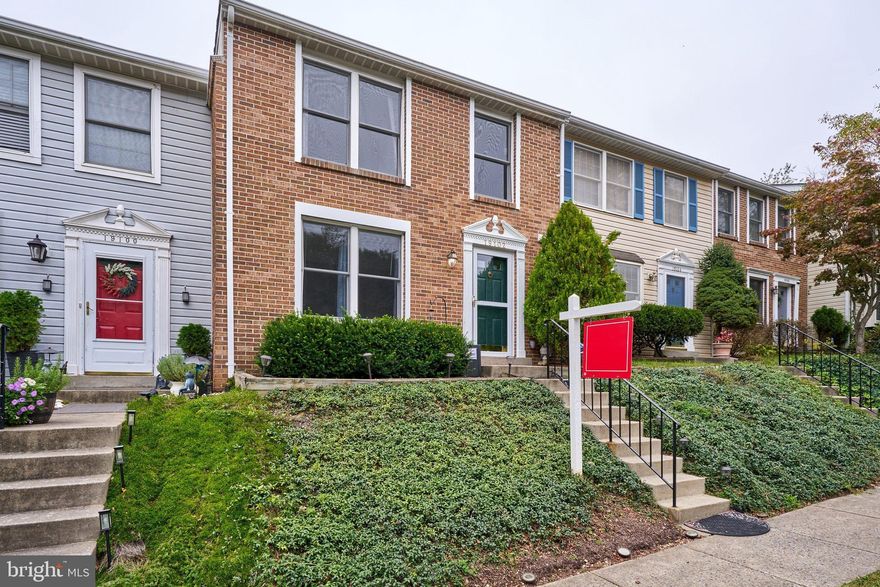 Inviting townhome with 3 BR and 2.5 bathrooms.  New Roof. Great natural light throughout.  Main level features a welcoming living room, a  kitchen-dining room area, a powder room, and a beautiful backyard. Upper level has a large master bedroom with a walk-in closet, a dual-access bathroom, a second bedroom, and an office. Basement level has a full bathroom and can be used as an entertainment area, kids’ play area, or a guest suite.  Two assigned parking spaces (#271 for both parking spaces).  Located in fantastic location, it is close to schools, parks, trails, shops & restaurants, and bus lines. MARC Station and I-270 are also nearby.  This property has it all! Total square footage, including basement, is about 1,800sf.  One-year home warranty provided.