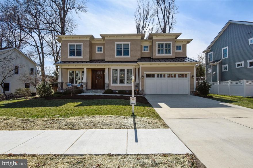 Open House Friday 3/25 4-6pm AND Sunday 3/27 2-4pm** Built in 2016, 806 Plum St SW sits on a flat, fully fenced 10,118 sq ft lot. The home has an inviting covered stone front porch with wood bead board ceiling accent. The tall mahogany front door opens to the main level which features Character Oak hardwood floors, 10 ft ceilings, and custom molding. Upon entry, on the left you’ll find an office with plenty of windows and French Doors. On the right is the formal dining room that leads to a butler pantry and walk-in pantry. The kitchen features linen wall cabinets with a dark wood large island with beverage center. KitchenAid stainless steel appliances, 6 burner gas range with hood, wall oven and microwave, and eat-in kitchen with granite counters and tile backsplash overlook the family room with gas fireplace and coffered ceiling. There are doors to the Trex deck and pergola with awning over looking the backyard. The rest of the main level includes a powder room, coat closet, large mudroom with custom barn door with an extra coat closet and cubbies, as well as access to the 2-car garage. **Upstairs you’ll find 9 ft ceilings, hardwood floors in the wide hallways and a laundry room with extra storage. Each secondary bedroom has carpet, a large closet, and en-suite bathroom with custom tiling. The primary suite is spacious and has hardwood floors. There’s a large linen/bonus closet, 2 walk-in closets, and a spacious primary bathroom with heated floors, soaking tub, glass enclosed shower, dual vanities and water closet. **On the lower level, you’ll find a spacious rec room with carpet, a second gas fireplace with wood mantel, 9 ft ceilings and a door to walk-up stairs to the yard. The basement also has a guest bedroom, full bath with shower, huge storage room currently used as a home gym, utility room with storage space, and 2 storage closets. The house has an abundance of storage space, a central vacuum, solid core interior doors, and two HVAC zones. Zoned for Vienna Elementary, Thoreau and Madison.  Enjoy easy access to town events like ViVa Vienna, Oktoberfest, Taste of Vienna, and the Halloween Parade.