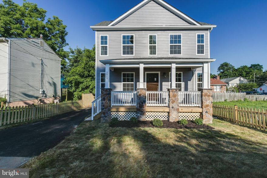 Total remodel and expansion! This home has over 1600 square feet of finished space, solid hardwoods floors, 3 bedrooms, large LIGHT & BRIGHT kitchen with white cabinets, stainless appliances & light granite, adjacent to both the family room and dining room. This home also has a separate living room AND a walk out basement. Close to Metro, bus routes & shopping! Agent has interest in property.