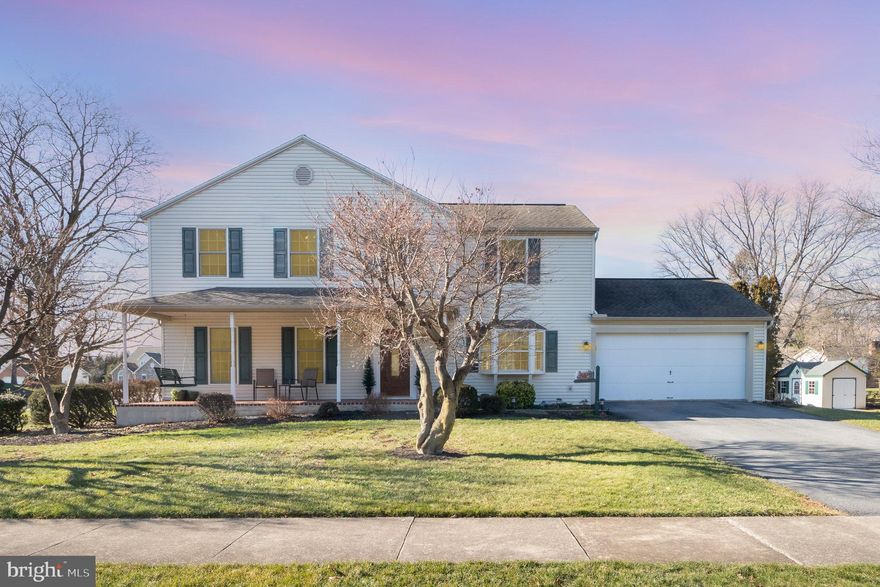 Is this house for you? Located on the edge of the Borough of Mechanicsburg, in Mechanicsburg School District, this 4 bedroom, 2.5 bath, well-maintained house is looking for a new owner. Location, location, location! Within easy walking distance of downtown, several schools and Koser Park, there are many opportunities for walking and recreation. A generous size corner lot adds to the appeal of this property. A welcoming front porch, a new spacious patio, and a large level yard provide lots of space for outdoor fun. A brand-new shed gives extra storage for outdoor lawn equipment. Indoor features include a recently renovated Owners’ suite, central air, a two-car garage, and a sunroom. Conveniently located just a few miles from the Carlisle Pike, Route 15, and the turnpike, and within easy access of grocery stores.   You will want to see this house quickly before it is sold!