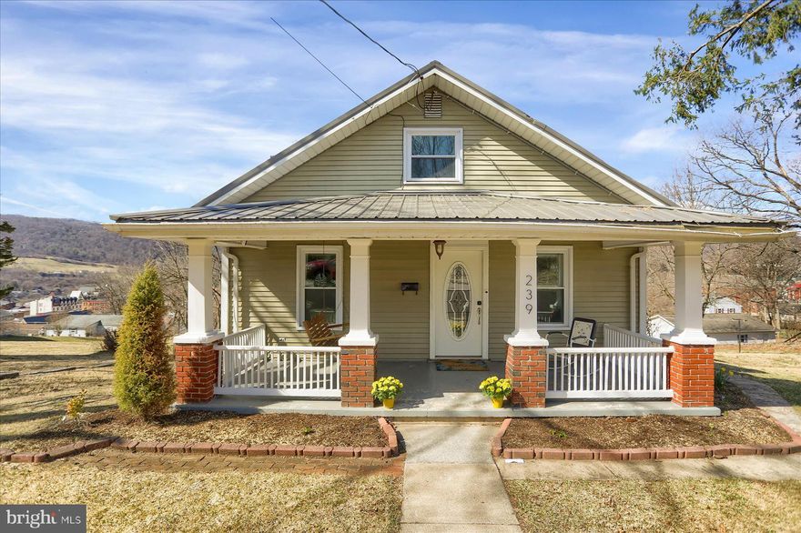 Showings start Saturday 3/29 @ 12pm.  Step into this Craftsman Bellefonte home that has all the modern updates everyone dreams about and a bedroom on the main floor. Within the last 5 years the homes has had: new kitchen cabinetry, countertops, & appliances, bathroom renovation and 2nd bathroom added, drywall/plaster touch ups, newly painted throughout, new light fixtures & hardware on doors/cabinets to match, exposed brick wall, exterior painting and stylish features around every corner.  So now you can enjoy your morning coffee under the covered front porch on the swing, or spend your evenings grilling and enjoying the firepit on the back deck with vista views of mountains and downtown. Inside, you'll be greeted by a spacious living room with charming original hardwood floors that sprawl throughout most of the house. The dining area has room for a large table and coffee bar, and the gourmet kitchen features granite countertops, farmhouse sink, pantry cabinet, stainless steel appliances, a gas range, and tile backsplash. The primary bedroom is located on the main floor with a full bathroom next door. The bathroom has a tub shower, new sink & vanity, and smart storage options, like the addition of open shelving. The back of the home has a sunroom, currently used as a home gym and office space,  that leads onto the deck. Upstairs, the loft/laundry area is conveniently located so that everyone can chip in on chores! This floor features two bedrooms and a brand new full bathroom that was just added which has a walk-in tile shower with glass doors, tile flooring, and stylish cabinetry. An additional storage room provides space for linens, cleaning supplies, and all the things you need to tuck away. The unfinished basement can also be utilized for storage and has a bilco walkout door for getting large items inside more easily. This home also has a 1-car garage, ideal for storing your lawn mower and more. Just a a few blocks to shops, restaurants, cafes, and beautiful Talleyrand Park. Don't miss out!