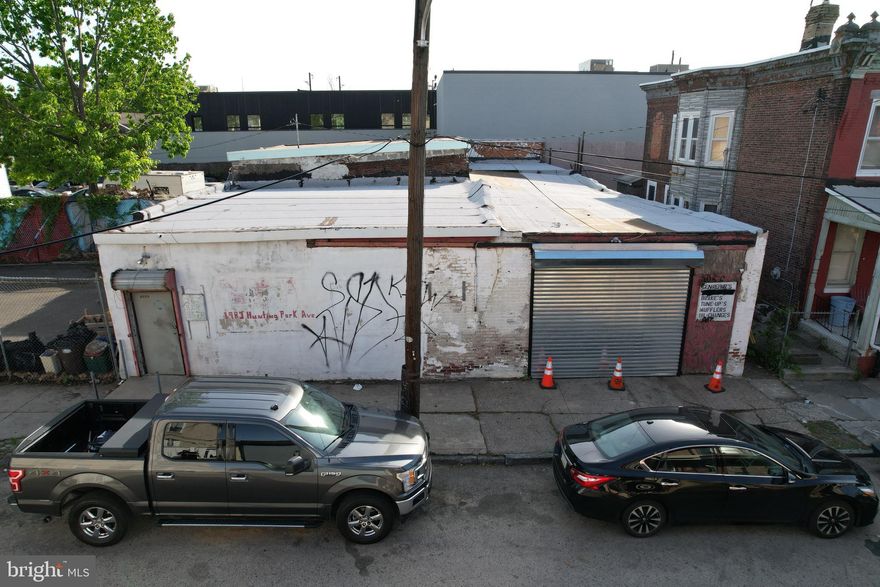 Incredible development or investment opportunity in the rapidly growing 19140 zip code! This property spans nearly 5,000 sq ft across two parcels, featuring a large vacant lot and a substantial brick garage/warehouse structure. Zoned ICMX (Industrial Commercial Mixed-Use), the possibilities are endless — perfect for light industrial, commercial, or creative redevelopment.

The property includes electric and running water. The seller installed a new roof 2024. Property is being sold AS IS. Buyers are responsible for conducting their own due diligence, as the seller makes no guarantees or warranties regarding the property’s condition or use.

Don’t miss your chance to invest in one of Philadelphia’s up-and-coming industrial corridors!