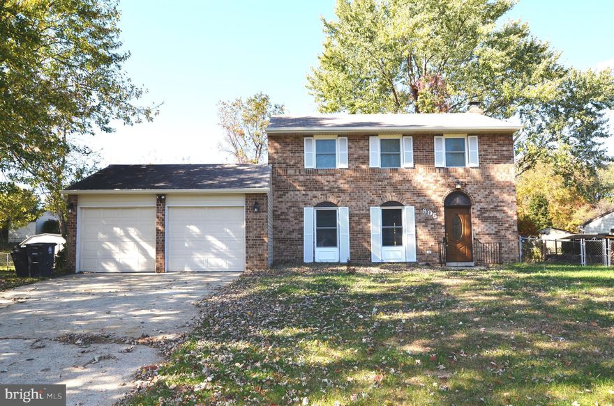 Recently renovated 4BR 1.5FB colonial with open floor plan.  Kitchen with breakfast bar and table space.  Den/Formal Dining room with wood burning fire place and rear door to large rear deck and fenced rear yard.  Large living room.  Separate Laundry room.  Full bath has jetted tub.  Two car garage and wide driveway for additional parking.  Shed in back yard.  Large Town Center Metro close by.  Easy access to Interstate 495/95 (C apital Beltway), Central Ave (Rte 214), Ritchie Marlboro Road and Largo Road (Rte 202).  Immediate availability.   Pets case-by-case basis, small dogs under 15-ish lbs will be considered.