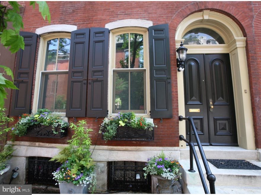 The only way to truly understand 2120 Pine St is to physically experience this home & the opportunity of ownership available a fortunate new owner.  Meticulously built & cared for by the current family & priced to sell, an extraordinary renovation of a classic 1861 Rittenhouse Square townhome of over 2 years, offering everything expected of a premiere property.  Designed by Boxwood Architects & Constructed by Hanson Fine Building.  Formal vestibule entry leads you to a foyer complete w the original restored staircase & glass beaded wall covering that continue throughout the stairwell & hallways.  Formal yet inviting living & dining rooms w new wainscoting & built-ins w "hidden" storage offer the space & finish details to accommodate any entertaining need. Custom Kitchen was expanded 100 sqft to provide a true chef's kitchen, complete w Wolf & Miele appliances, custom wood cabinetry/pantry, copper farm sink, matching custom range hood, & Calacatta Marble countertops. 1st floor is complete w a walk out private patio & access to Van Pelt Street. Second floor features two oversized bedrooms, both w En Suite full bathrooms, & laundry. Master Suite encompasses the entire 3rd floor w 9.5' coffered ceilings to provide this incredible bedroom w amazing natural light & air, custom built-in storage/bookcases, gas fireplace, & original/reclaimed heart pine flooring. Master Bath grows to 10.5' ceilings & features an oversized Carrera Tile/glass shower, floating soaking tub, dual vanities, & make-up/dressing station. The "Stairway To Heaven" is a custom steel/wood/glass box that delivers your personal Urban Nirvana, for real! Custom concrete/steel/IPE deck, so private you can project films on the walls?as will be expected. Full outdoor kitchen w DCS gas grill, Green Egg Smoker, refrigerator, & wet bar. There is truly no finer way to take in the Center City sky-scape then from the hot tub w a fire burning in your custom Corten Steel fire pit.  Wait, there's more?!?!?! Of course!! Do not miss the full finished basement that was excavated to 8' ceilings in order to add a playroom/Au Pair Suite/4th Bedroom in addition to a Media Room, Full Bath & Sauna. High Efficiency Dual Zoned HVAC systems, whole house Water Filtration System, Phillips LED lighting w SmartThings "smart home" switches, wired for Wi-Fi everywhere including the roof. Finally, one year pre-paid garage parking all inside the Greenfield Elementary School catchment completes this amazing home.