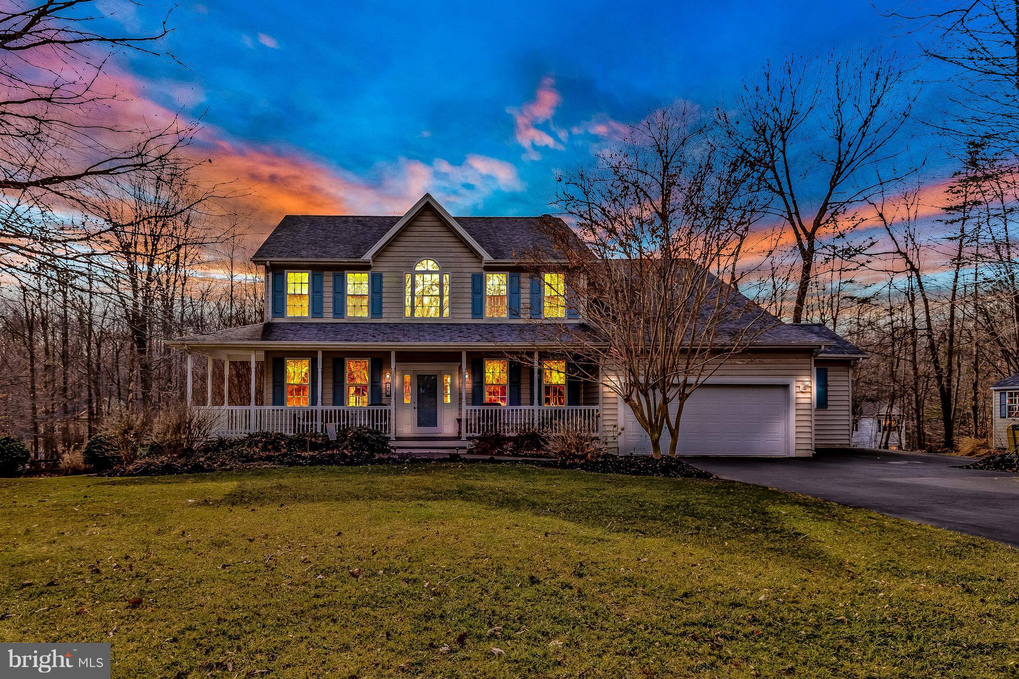 Over 4000sqft GORGEOUS 4bed 3.5bath w/ 2car gararge on 1acre in Huntingtown! The main floor feat. living rm dining rm office family rm & kitchen w/ granite counters & stainless steel appl. w/ access to sunrm. Upstairs find 3beds & a master bed w/ private bath w/ soaking tub & standup shower. The fully finished basement incl. rec rm bath mud rm & 2nd kitchen. Outside incld a pool & patio grill area