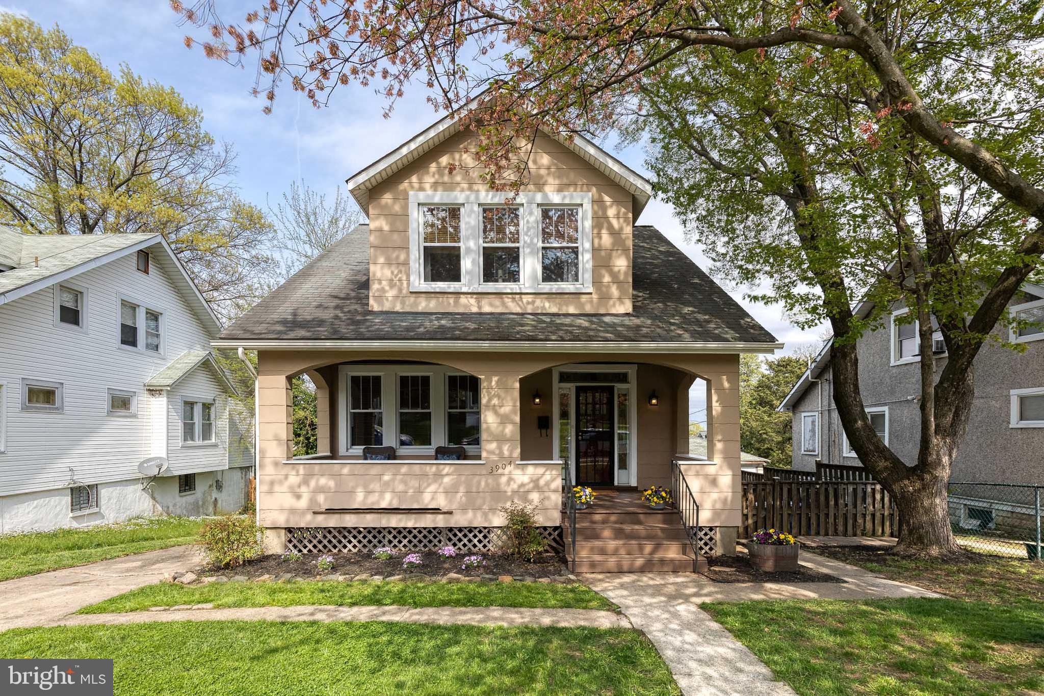 Lovely Waltherson bungalow with charming historic architectural details still in tact as well as updates throughout. A rare find! Interior paint (2025) Exterior paint (2025) New Main Level Half Bath (2025), Roof Maintenance (2025), HVAC Maintenance Done (2025). Quiet one way street with private driveway. Spacious front porch. Inside: Gorgeous wood floors throughout each living area. Open kitchen, updated for today's needs. Back hall is versatile. Use it as a breakfast room or office. Tons of natural light. LL has very high ceilings and has been used for exercise and entertainment space. Back yard is expansive with flowering tree and plenty of space for entertaining. Rear shed space provides easy space to store equipment. Excellent price in lovely community! Schedule soon!